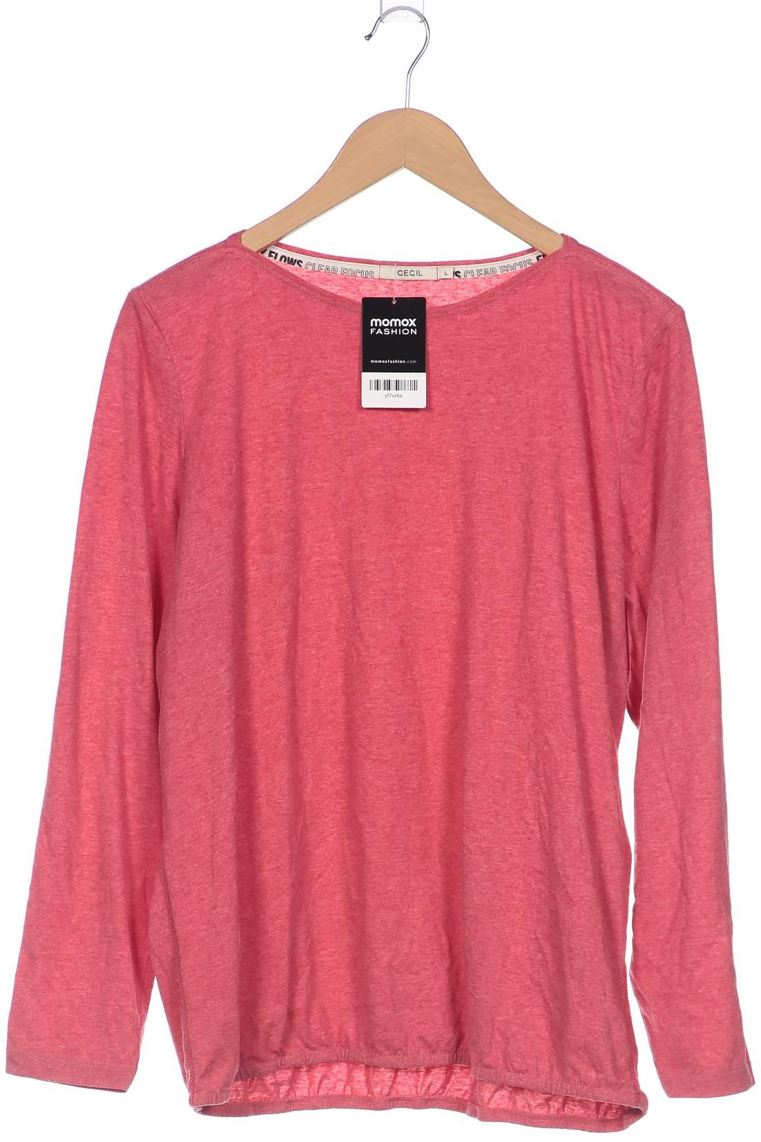 

Cecil Damen Langarmshirt, pink, Gr. 42
