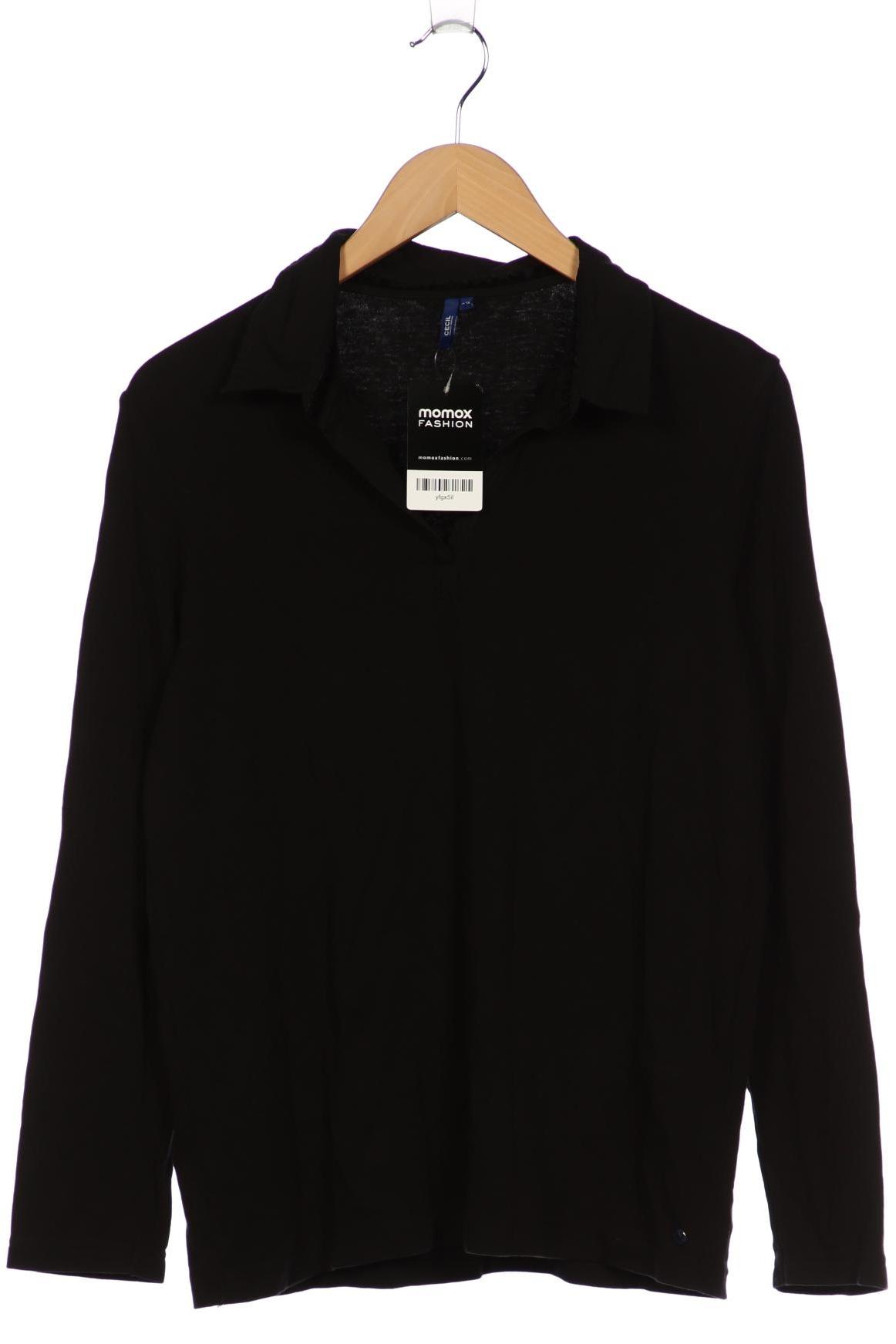 

Cecil Damen Langarmshirt, schwarz, Gr. 46