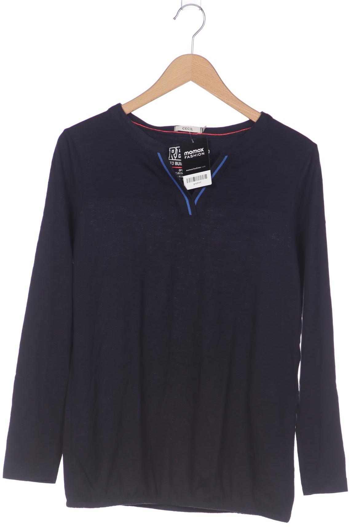 

Cecil Damen Langarmshirt, marineblau, Gr. 36