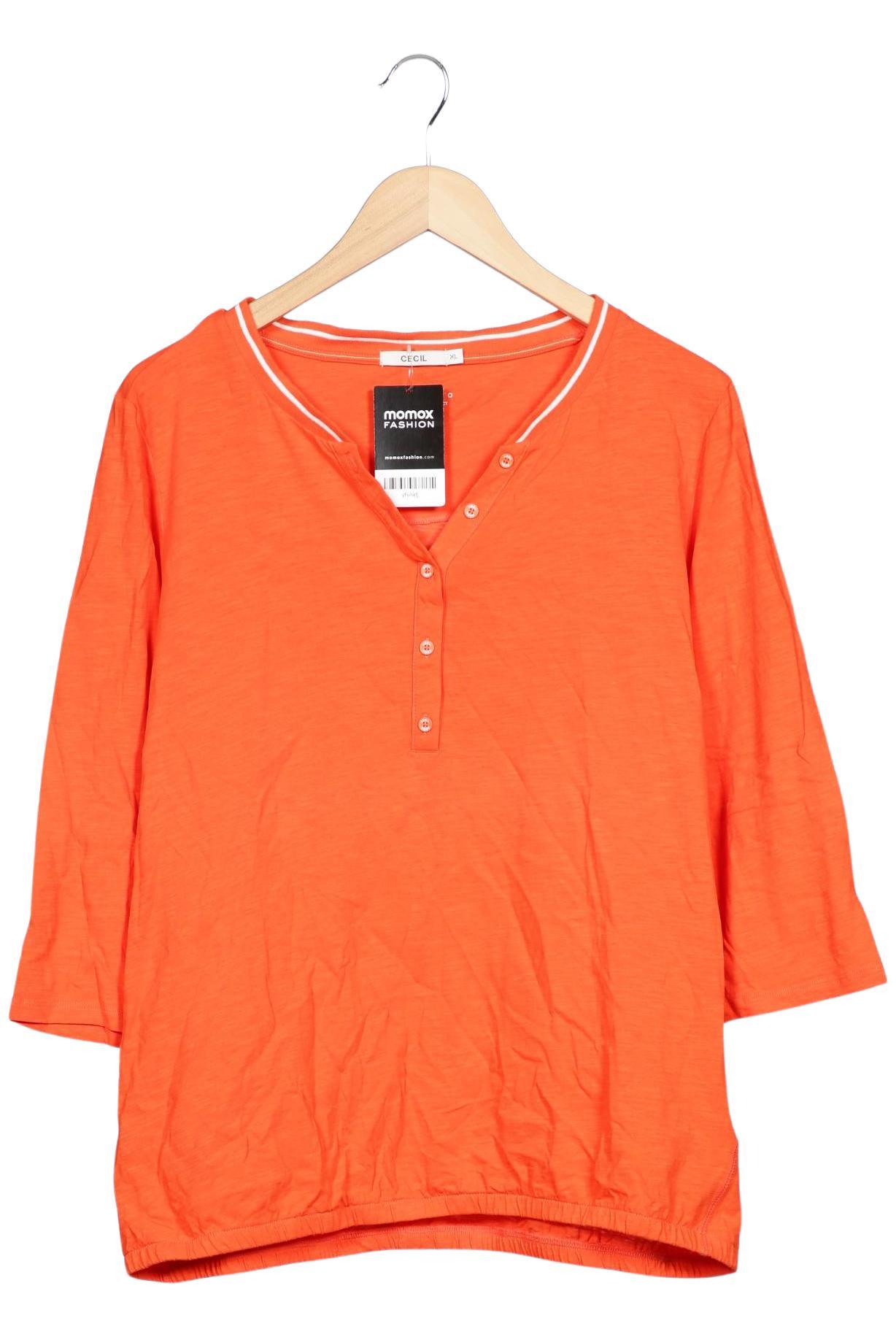 

Cecil Damen Langarmshirt, orange, Gr. 44