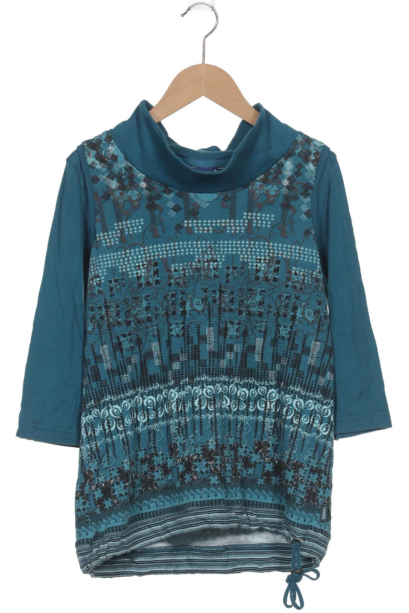 

Cecil Damen Langarmshirt, blau, Gr. 36