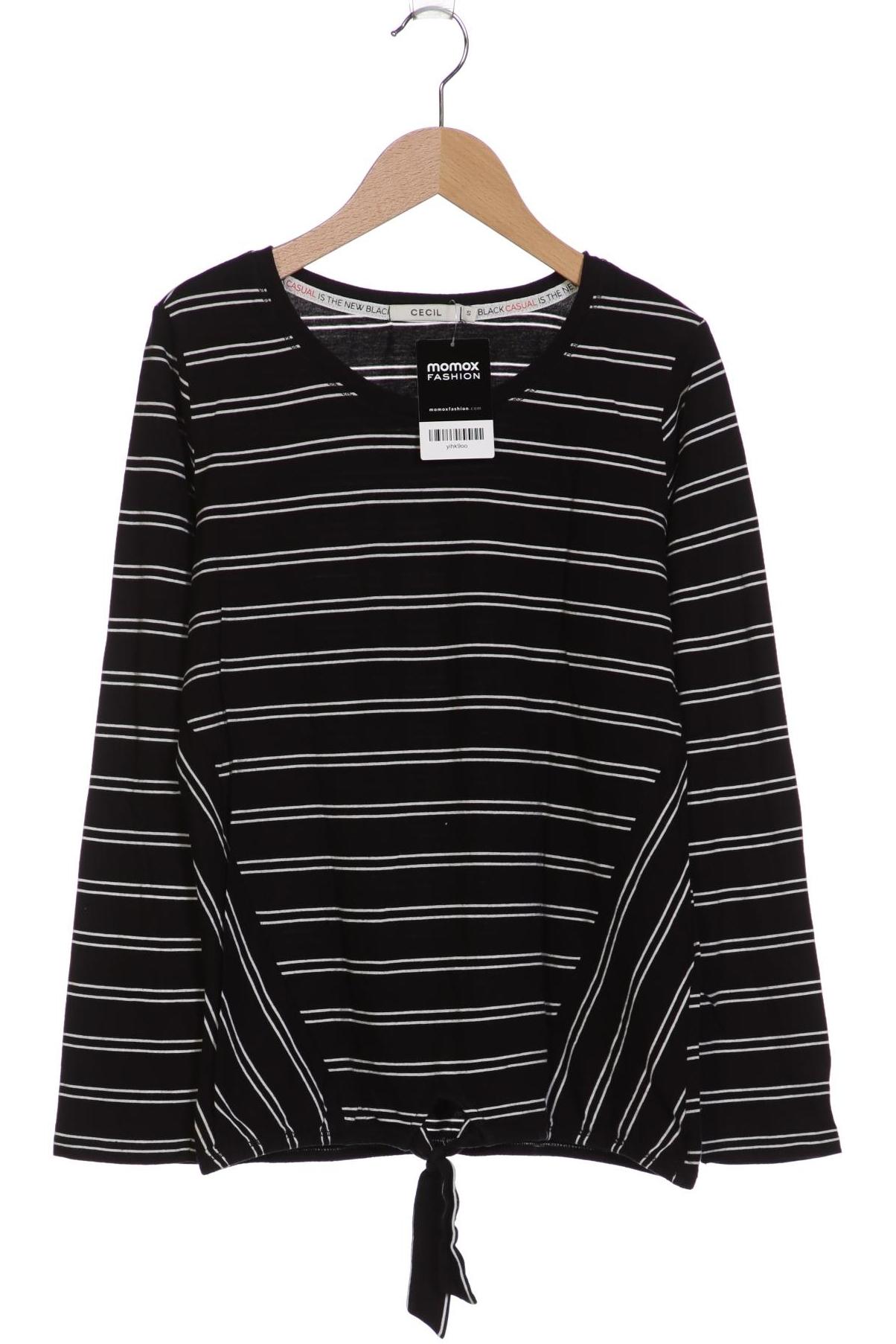 

Cecil Damen Langarmshirt, schwarz, Gr. 36