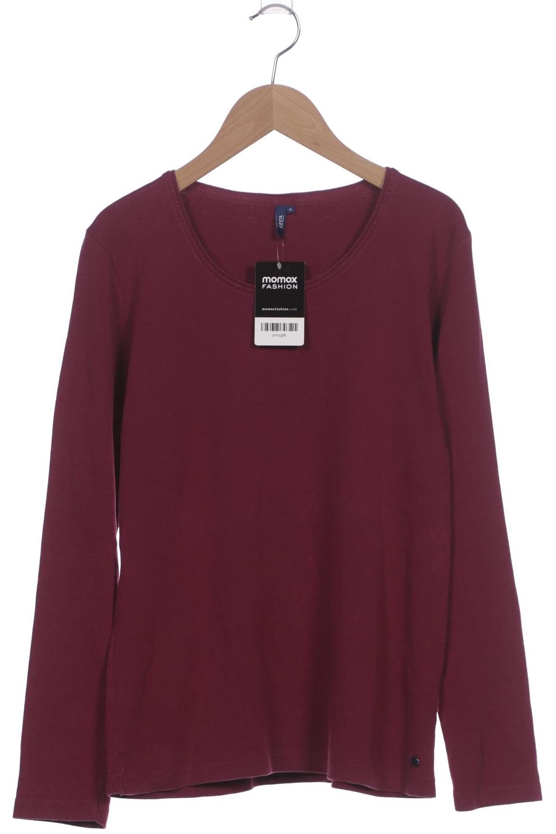 

Cecil Damen Langarmshirt, bordeaux, Gr. 38