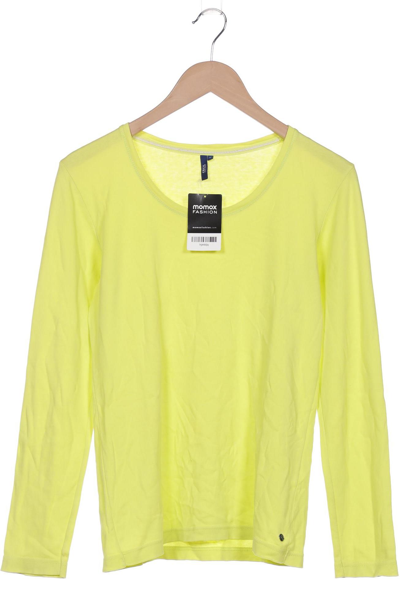 

Cecil Damen Langarmshirt, gelb, Gr. 36