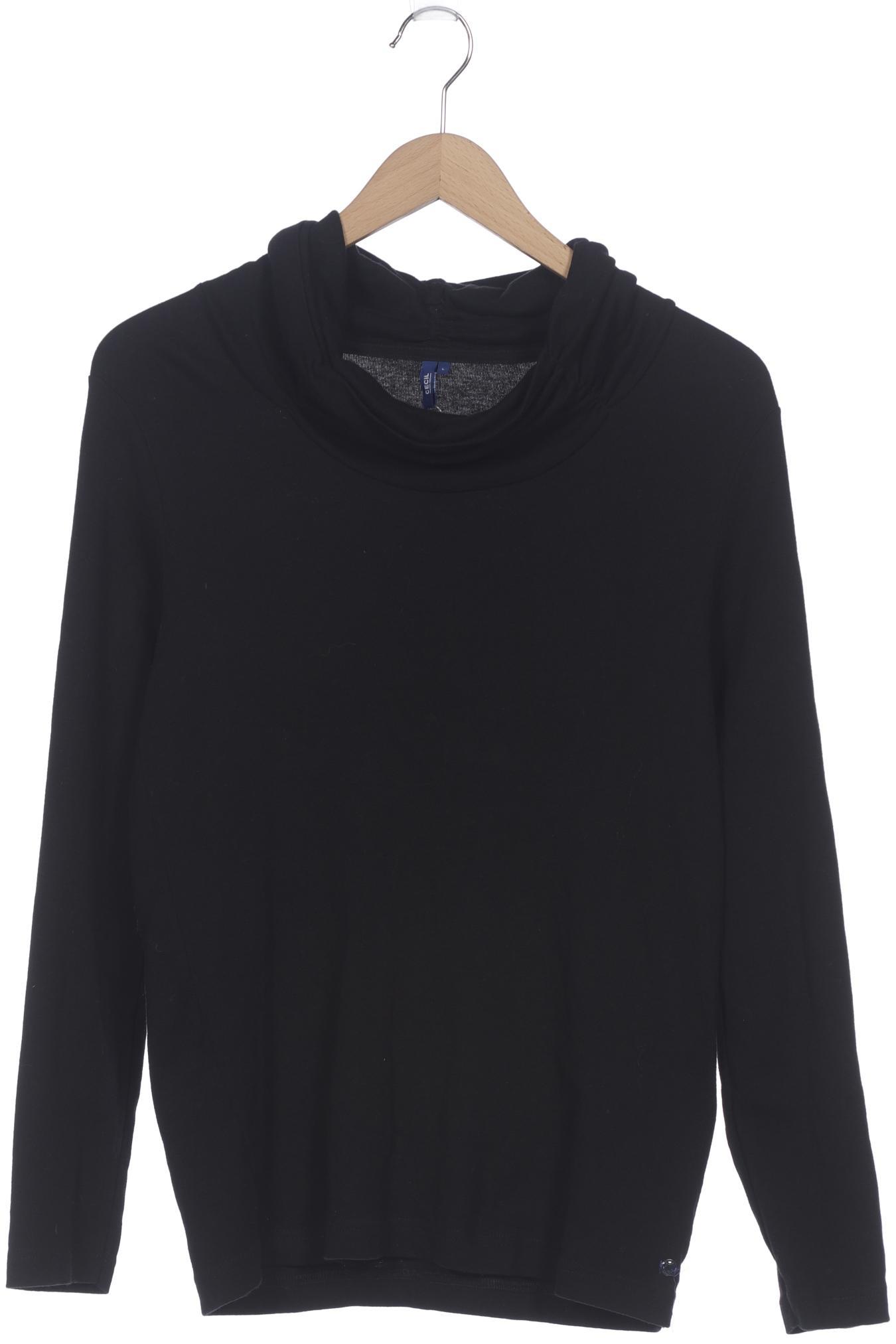 

Cecil Damen Langarmshirt, schwarz, Gr. 42