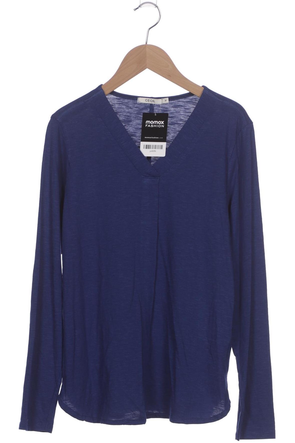 

Cecil Damen Langarmshirt, blau, Gr. 38