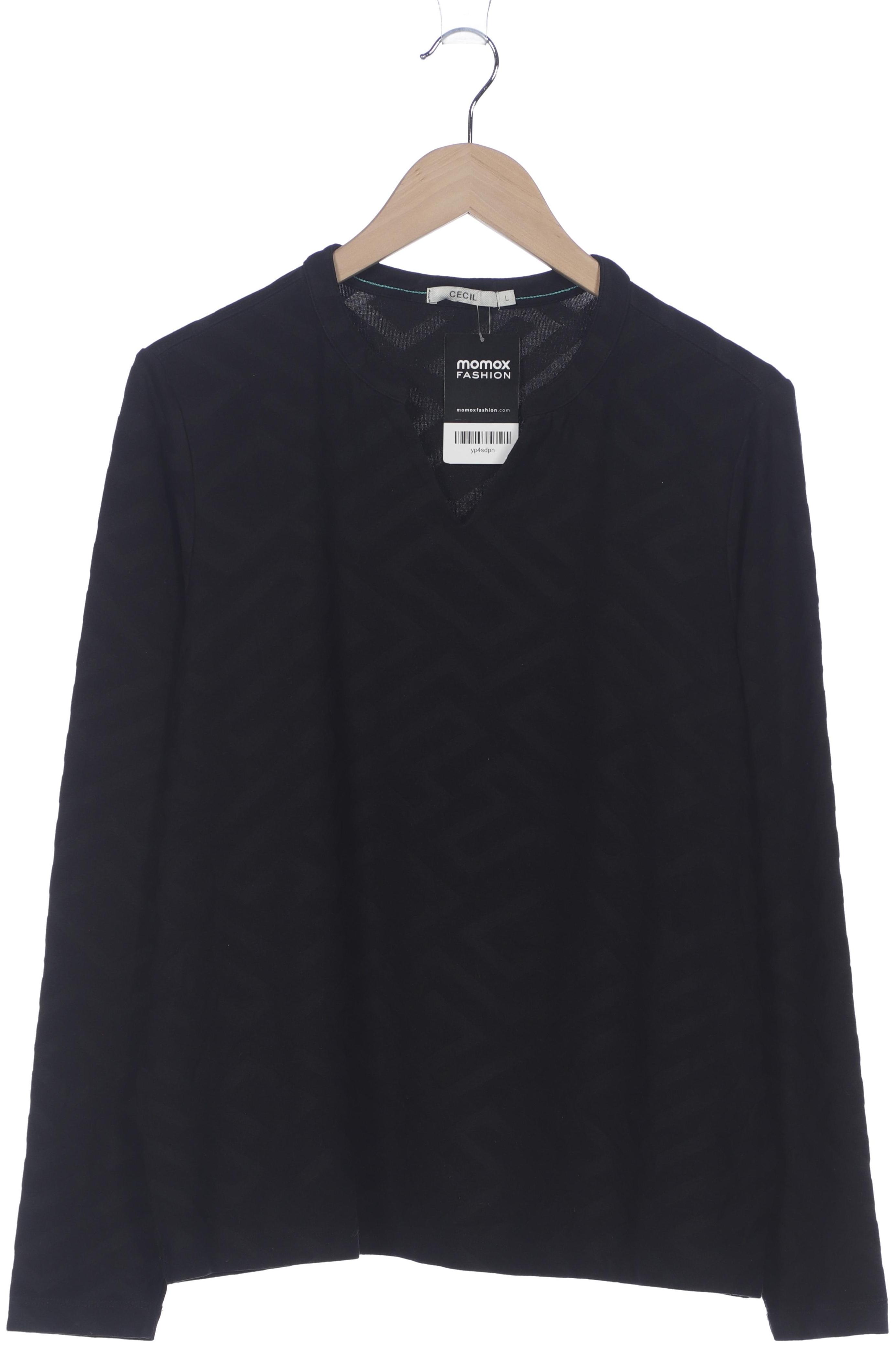 

Cecil Damen Langarmshirt, schwarz, Gr. 42
