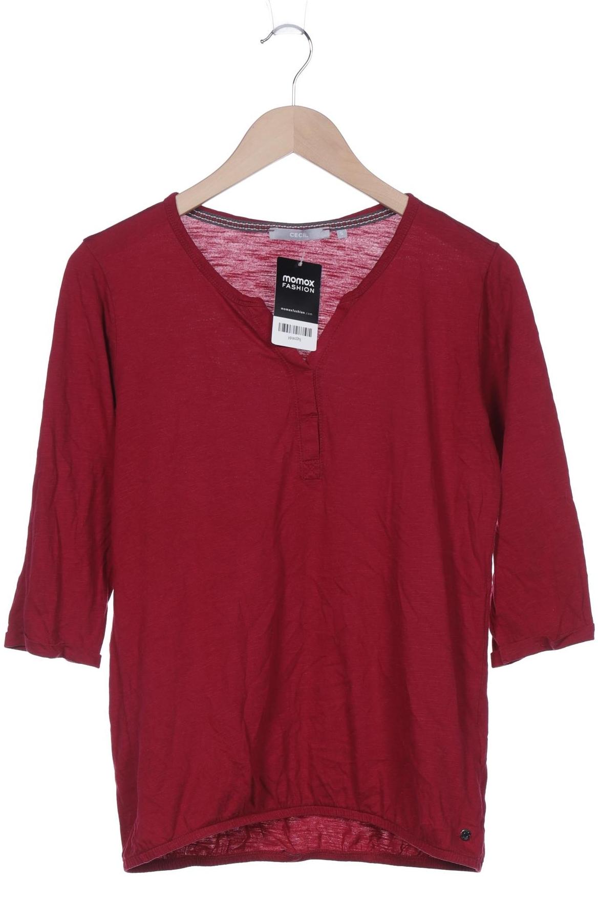 

Cecil Damen Langarmshirt, bordeaux, Gr. 36