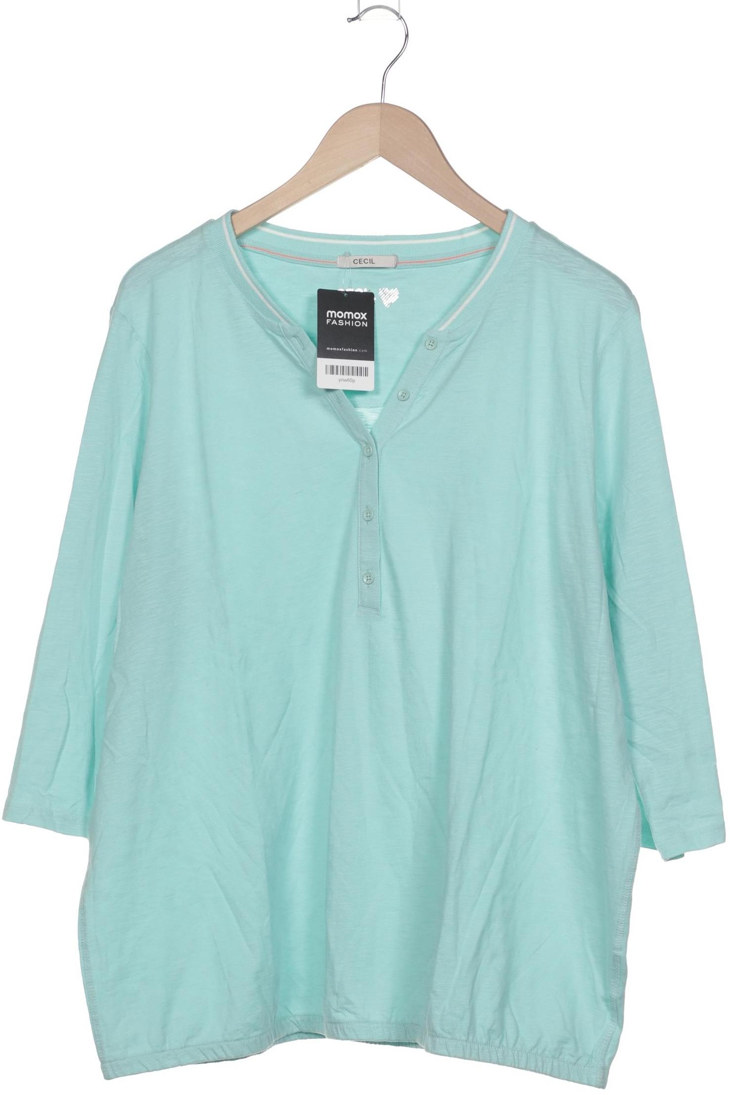 

Cecil Damen Langarmshirt, türkis, Gr. 48