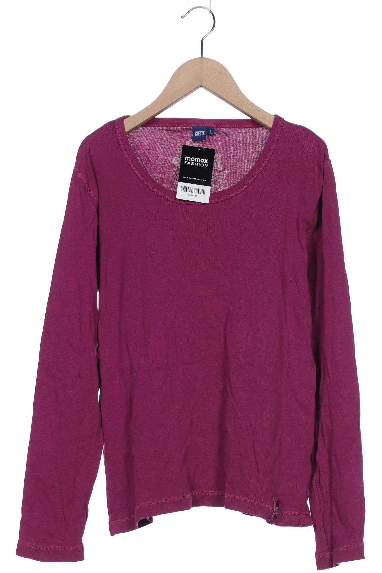 

CECIL Damen Langarmshirt, pink