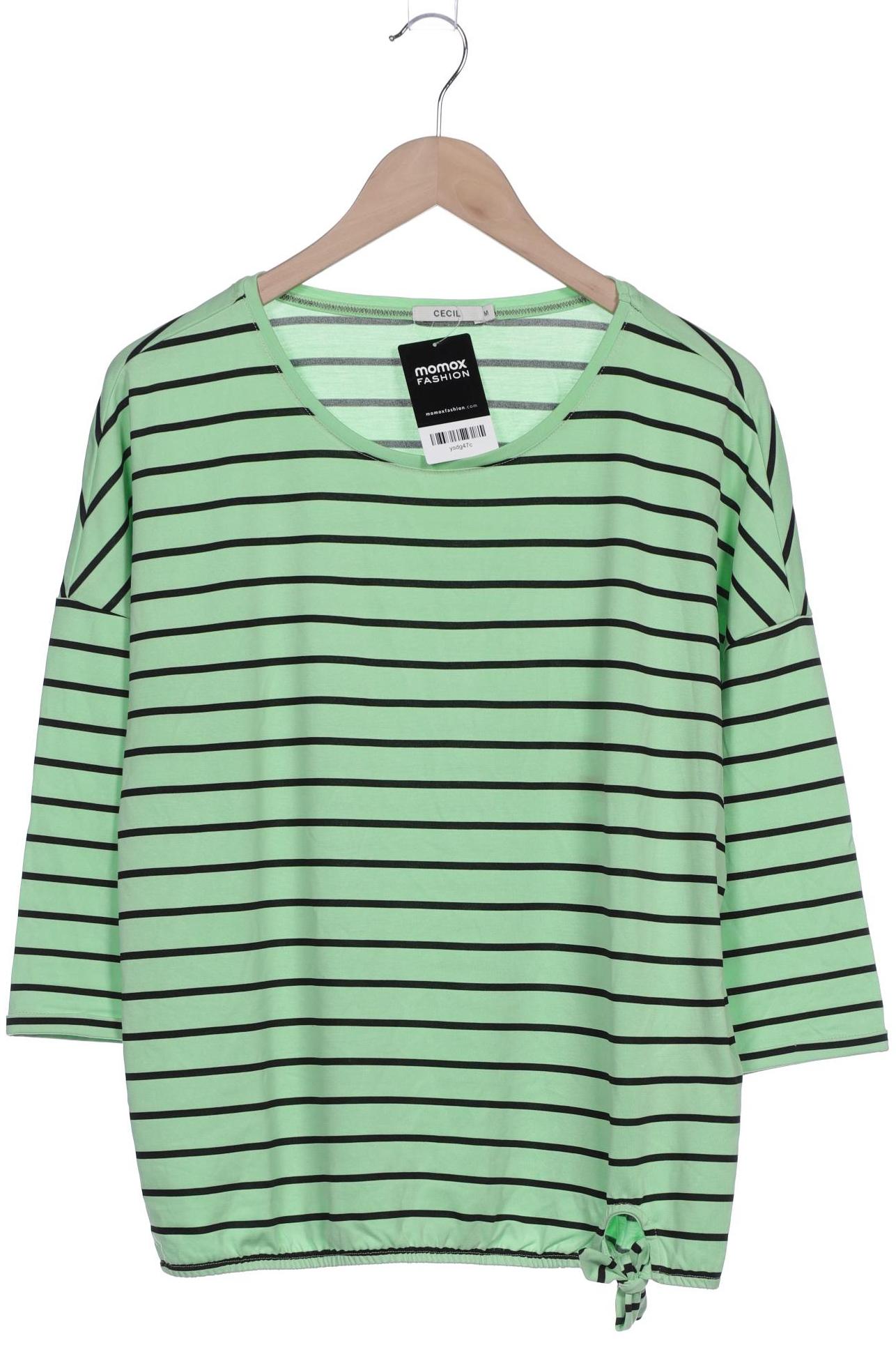 

Cecil Damen Langarmshirt, hellgrün, Gr. 38