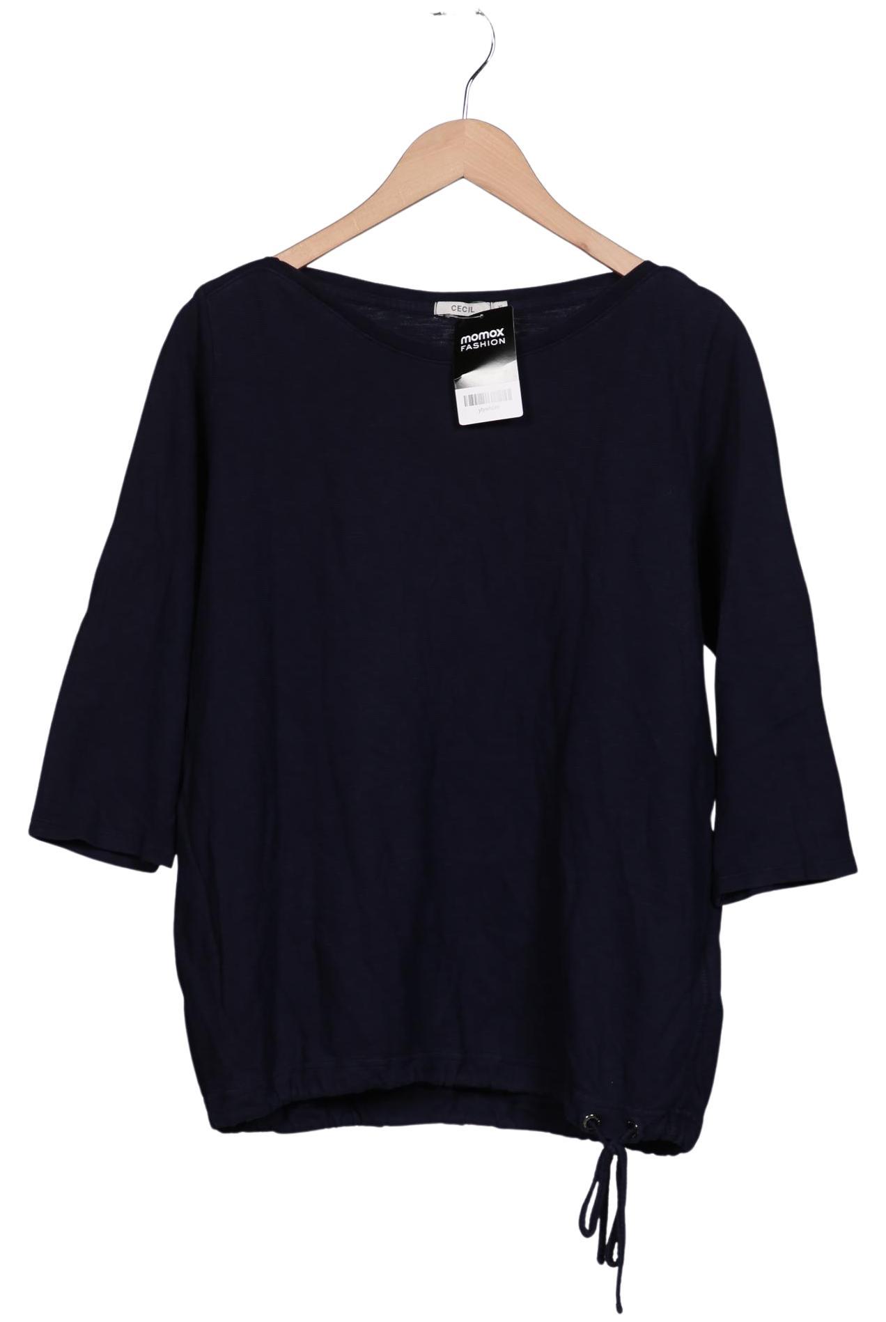 

Cecil Damen Langarmshirt, marineblau, Gr. 44