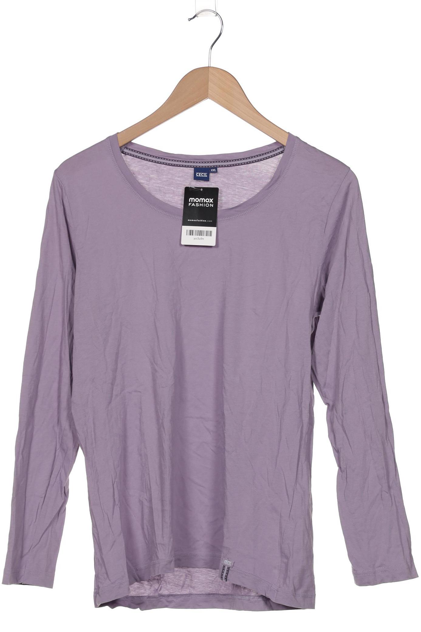 

Cecil Damen Langarmshirt, flieder, Gr. 46