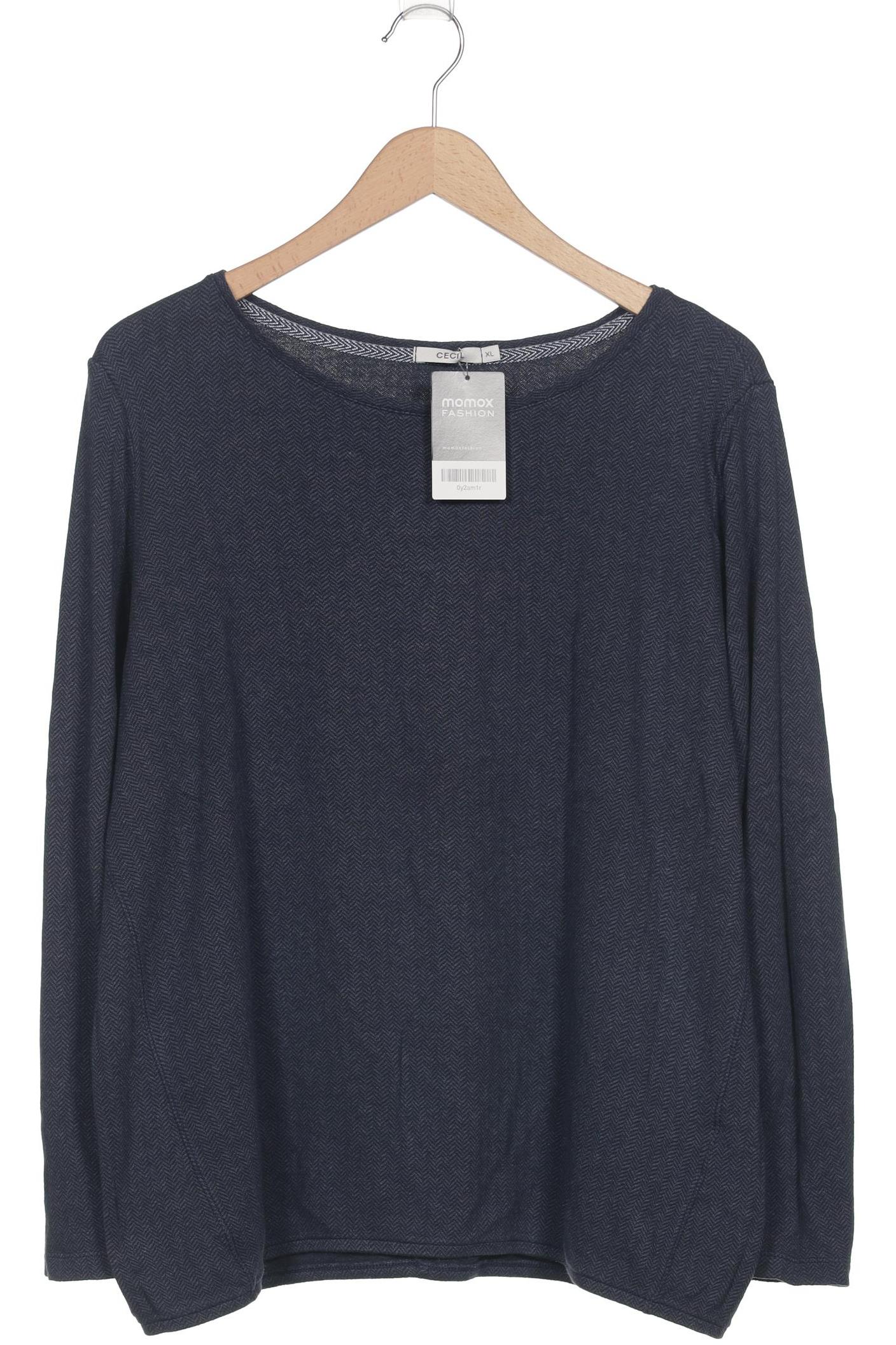 

Cecil Damen Langarmshirt, marineblau, Gr. 44