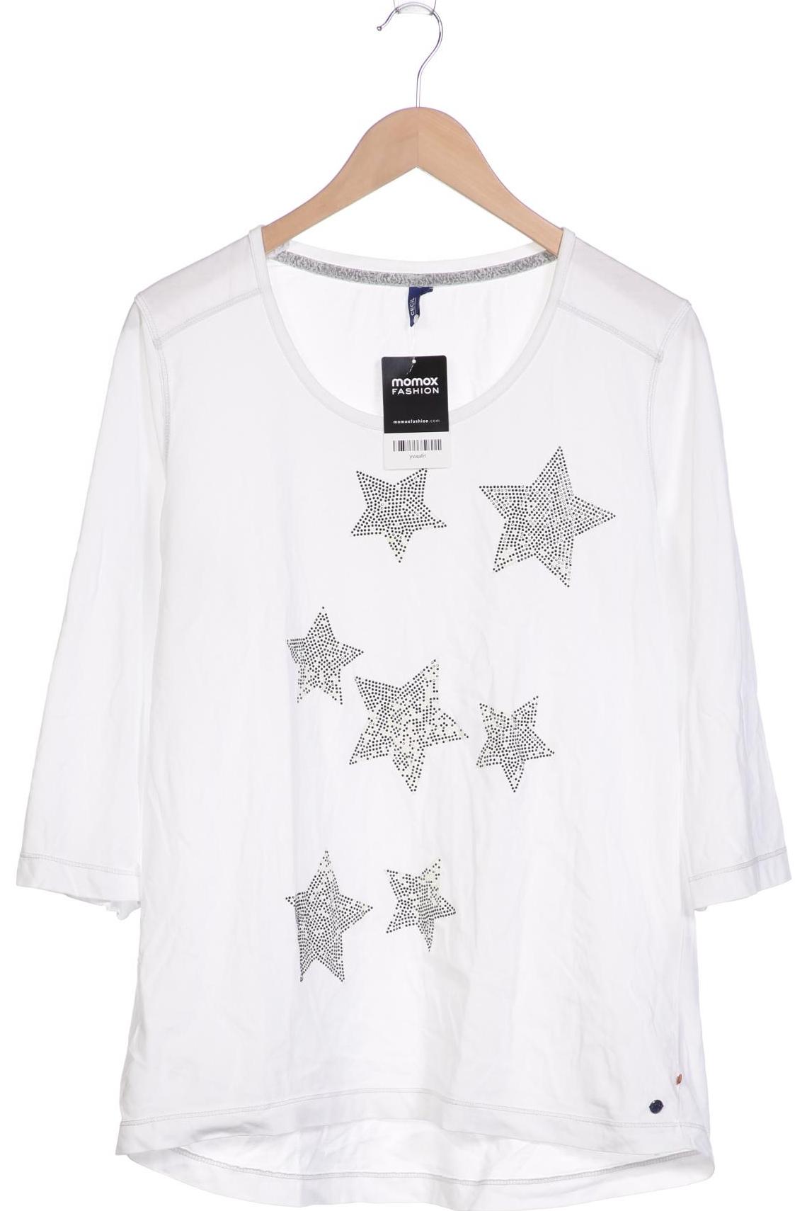 

CECIL Damen Langarmshirt, weiß