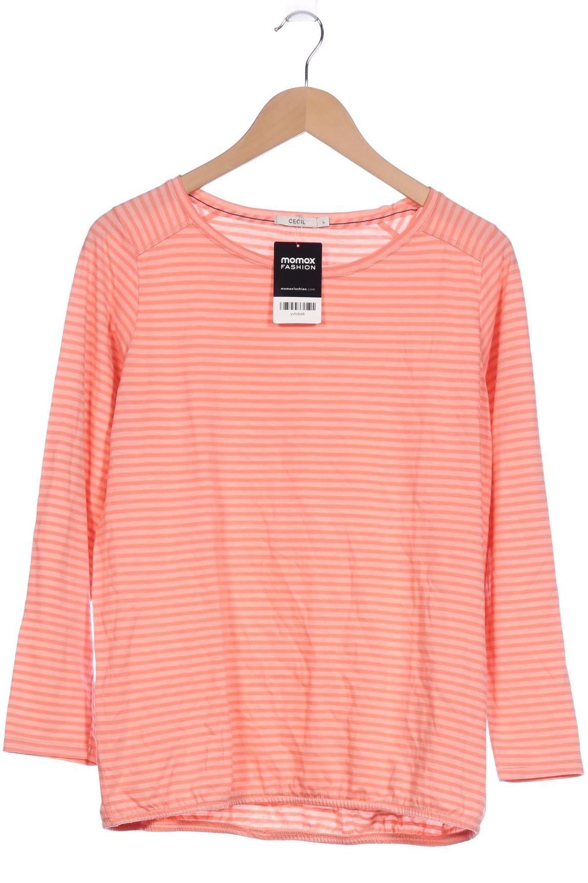

Cecil Damen Langarmshirt, pink, Gr. 42