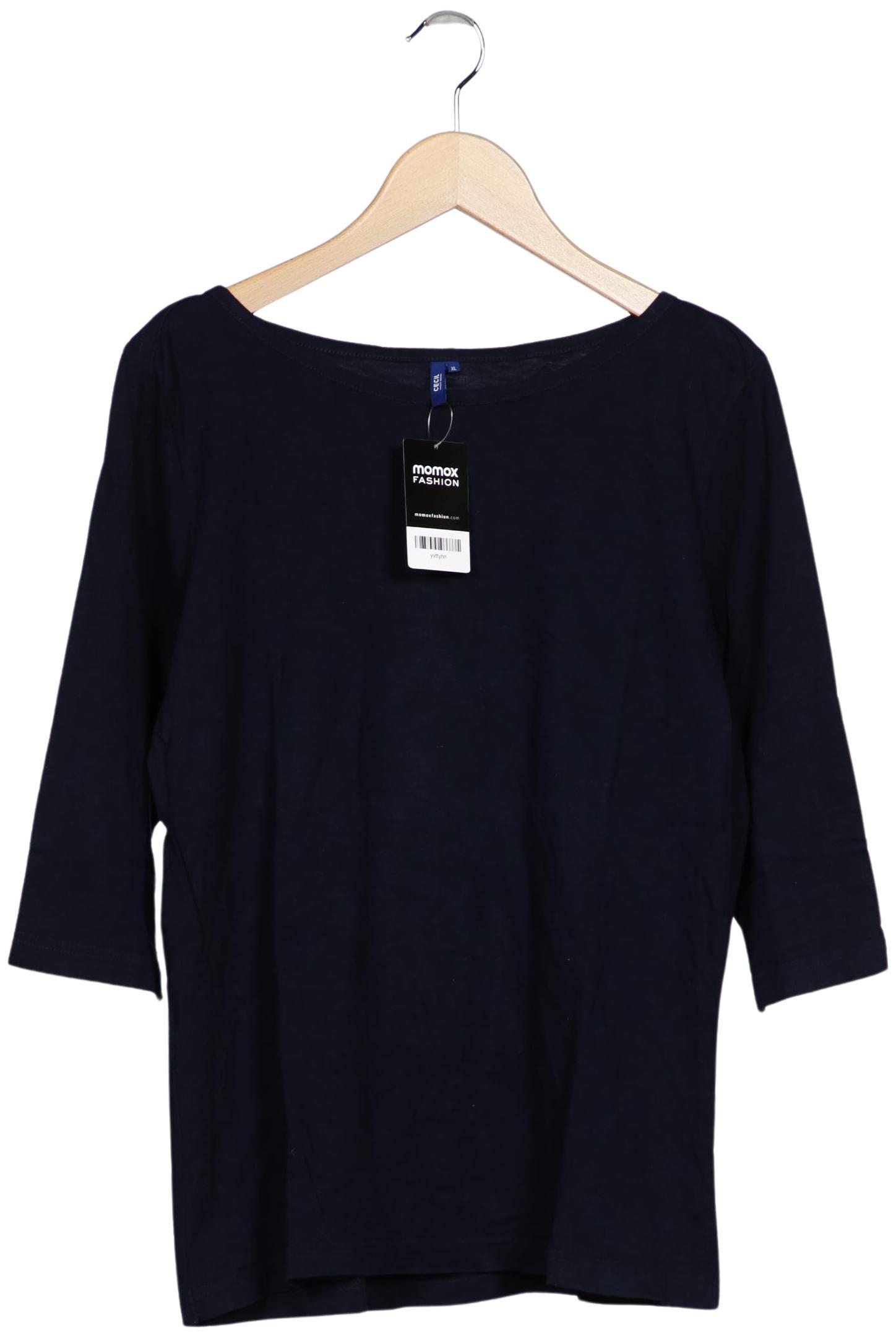 

Cecil Damen Langarmshirt, marineblau, Gr. 44