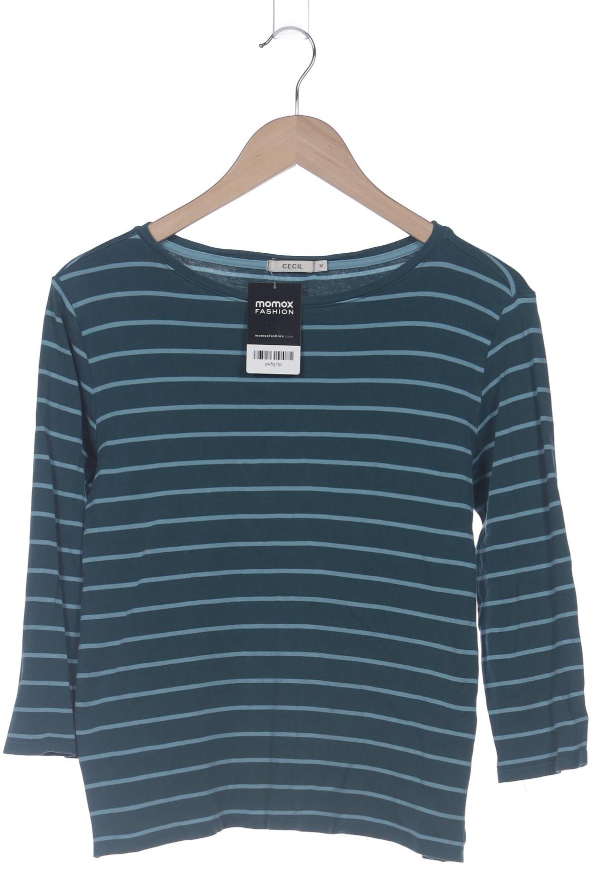 

Cecil Damen Langarmshirt, türkis, Gr. 38