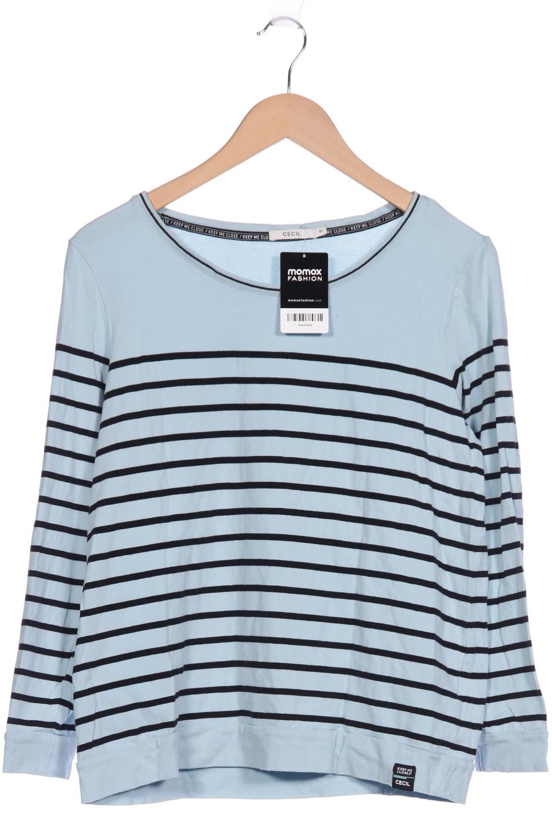 

Cecil Damen Langarmshirt, hellblau, Gr. 38