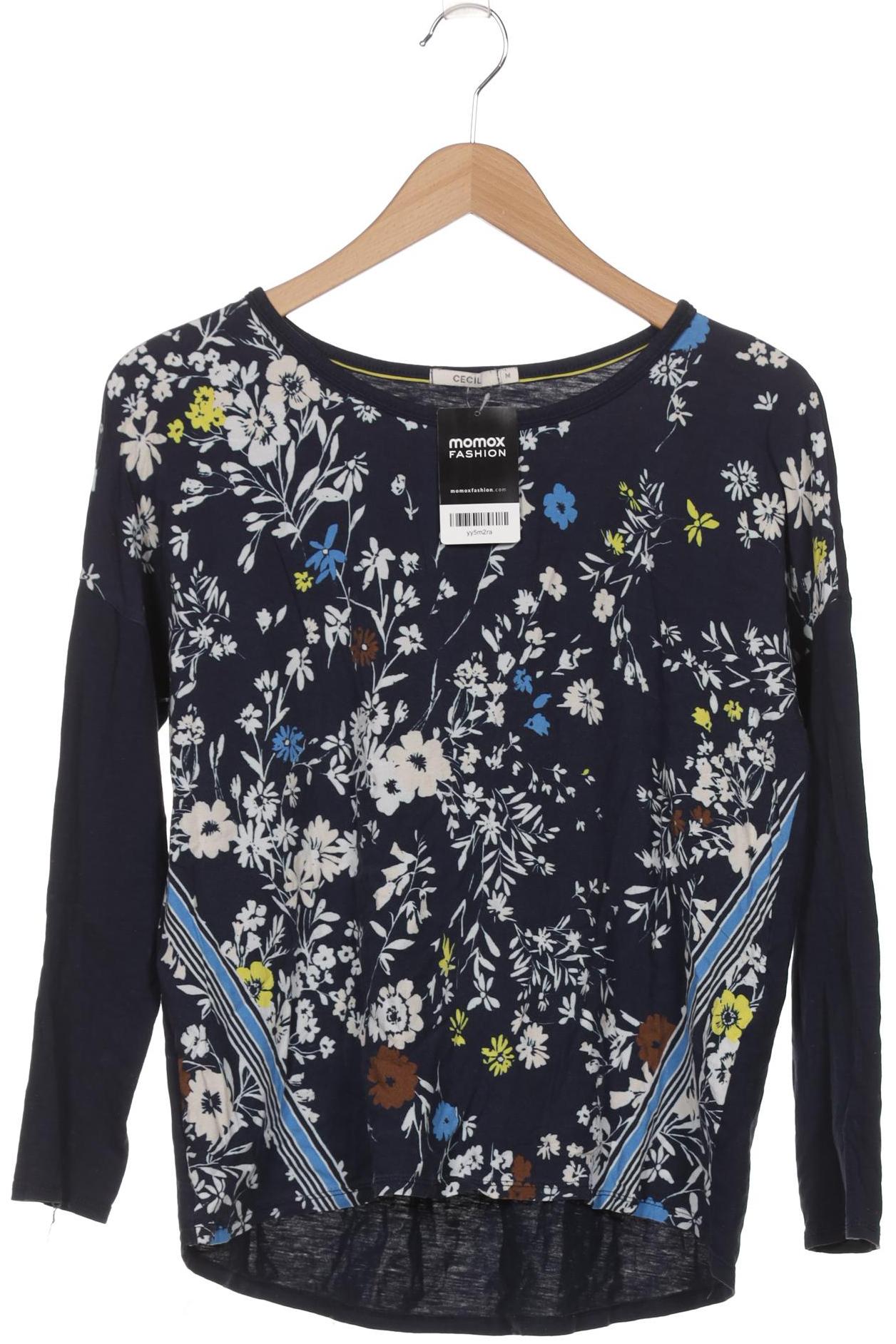 

Cecil Damen Langarmshirt, marineblau, Gr. 38