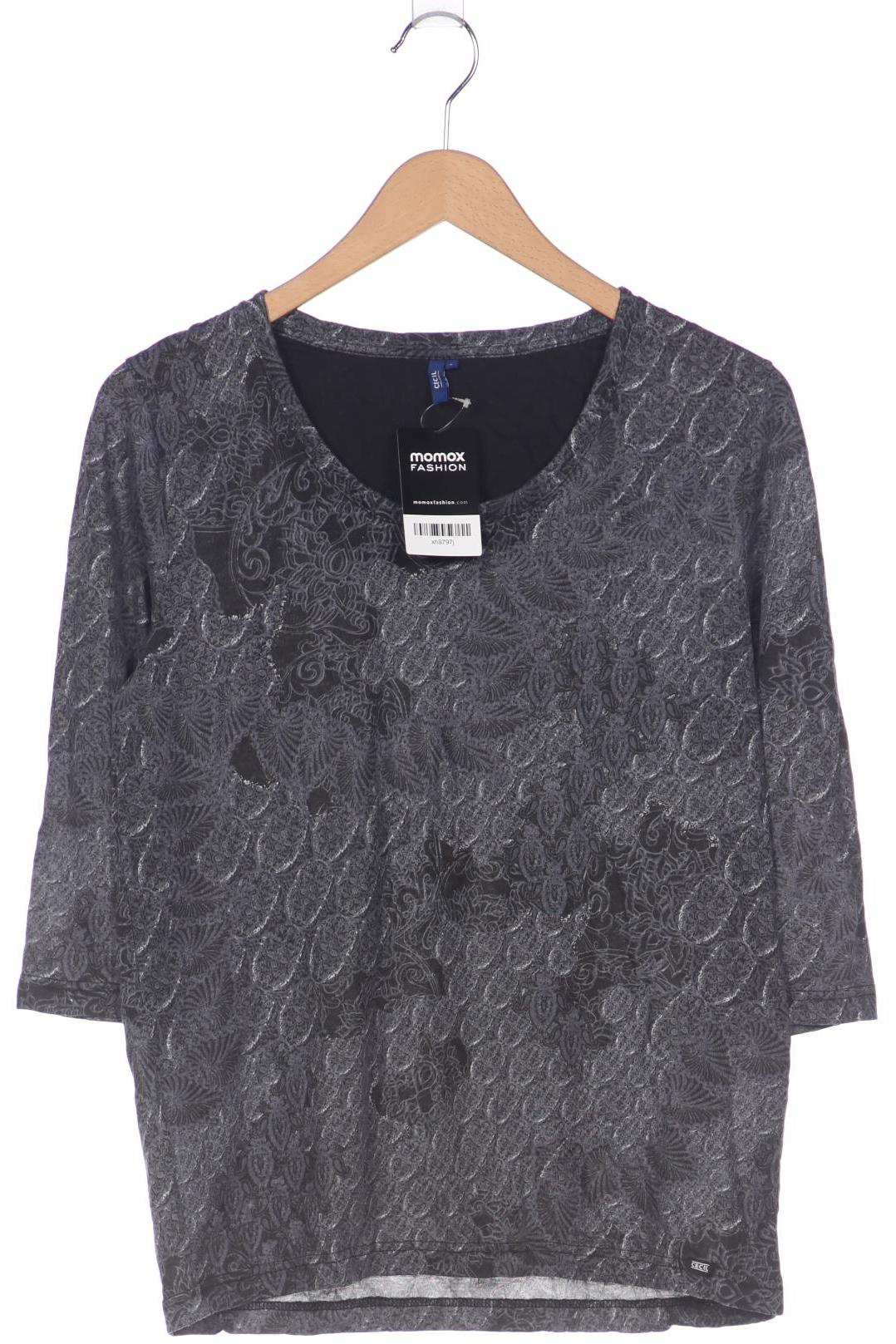 

Cecil Damen Langarmshirt, grau, Gr. 42