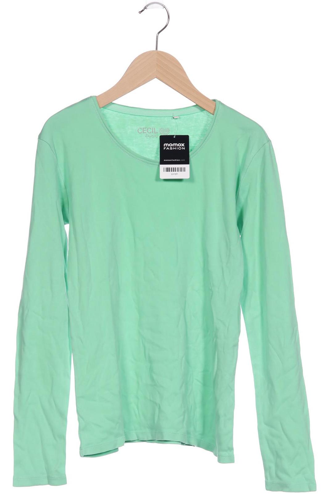 

Cecil Damen Langarmshirt, grün, Gr. 36