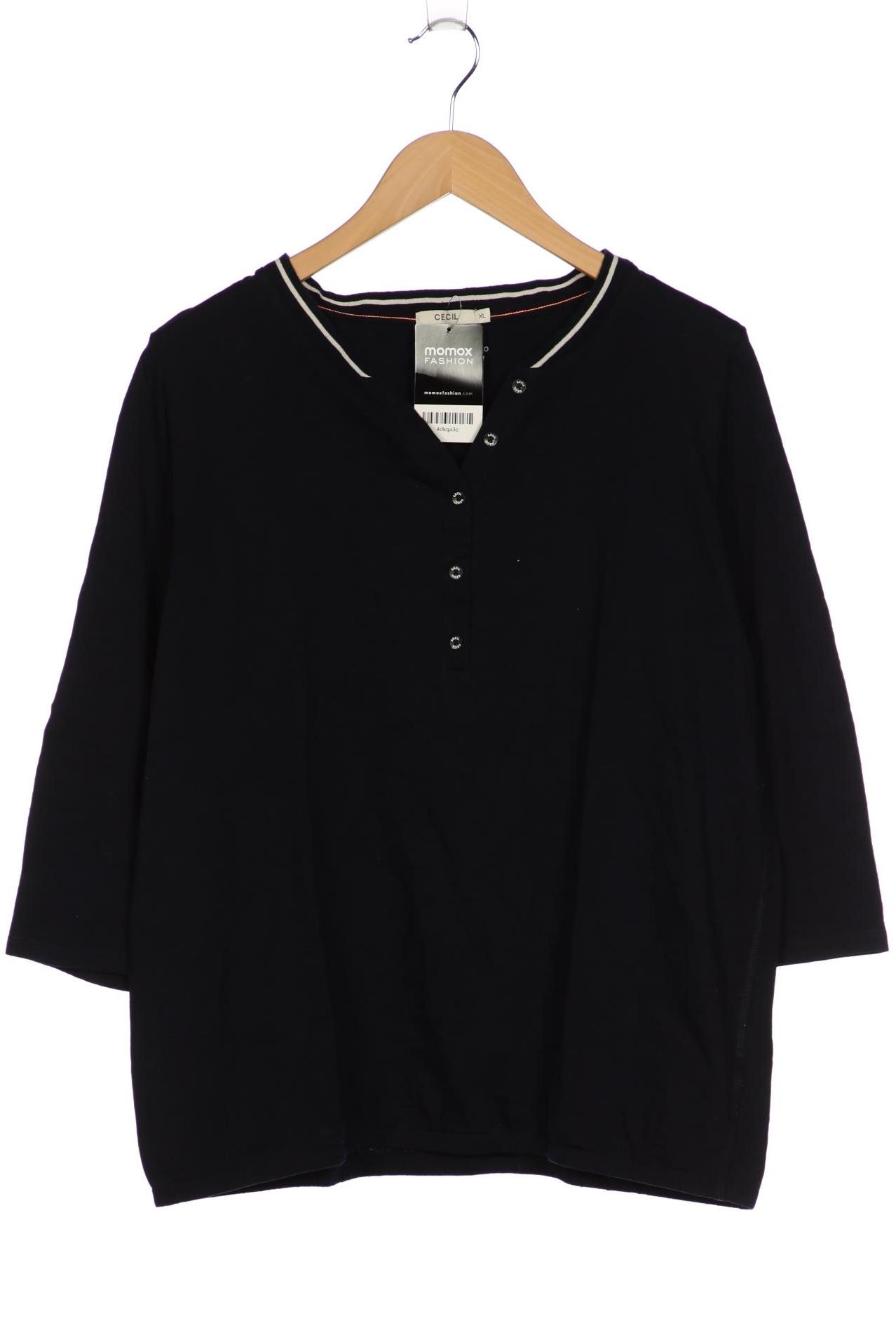 

Cecil Damen Langarmshirt, marineblau, Gr. 44