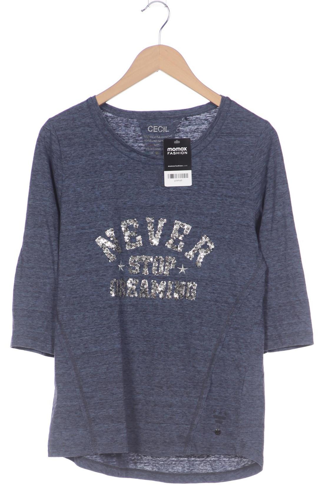 

Cecil Damen Langarmshirt, marineblau, Gr. 42