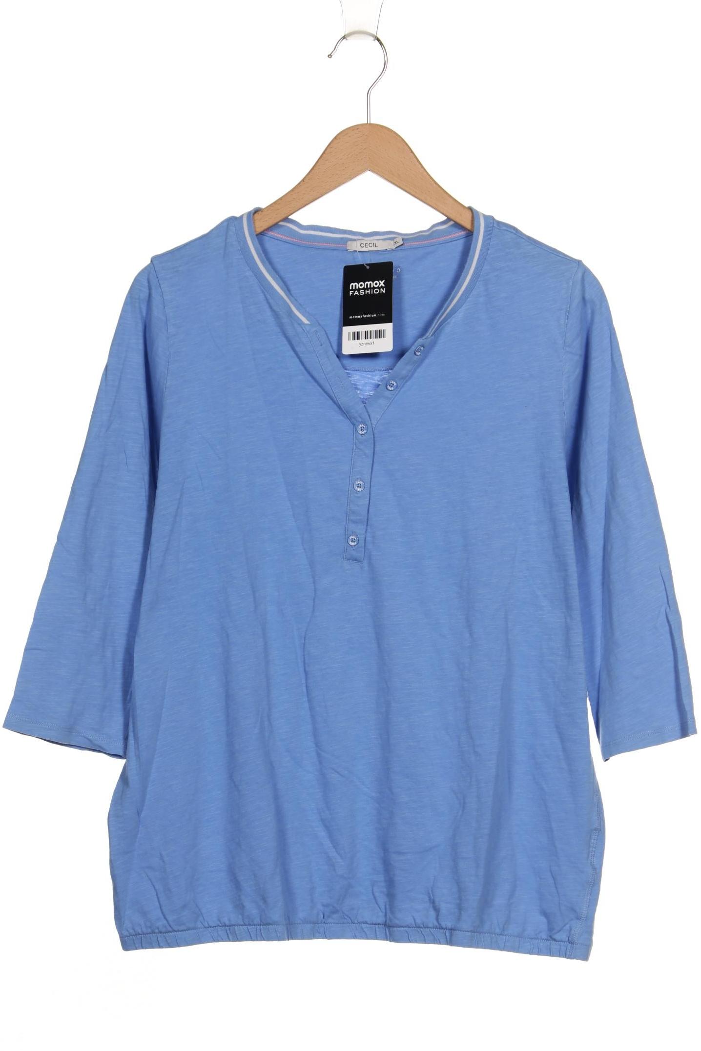 

Cecil Damen Langarmshirt, blau, Gr. 44