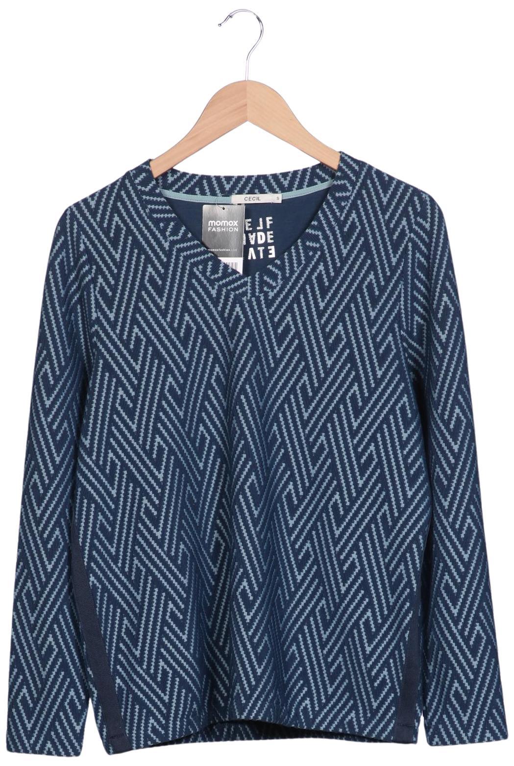 

Cecil Damen Langarmshirt, marineblau, Gr. 36