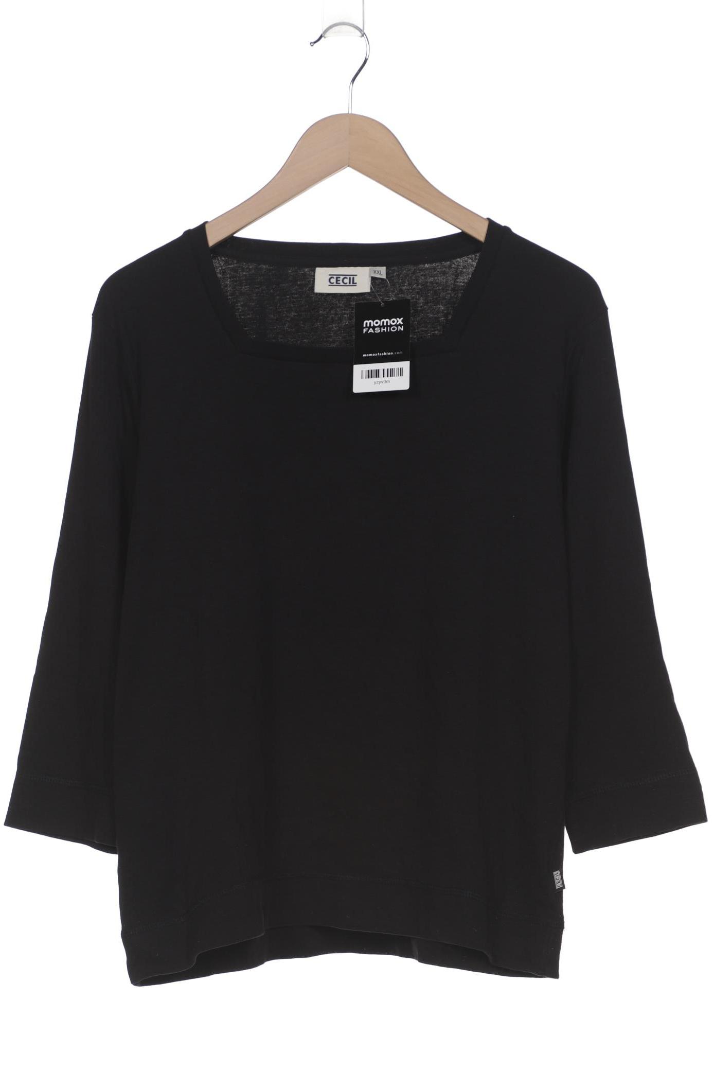 

Cecil Damen Langarmshirt, schwarz, Gr. 46