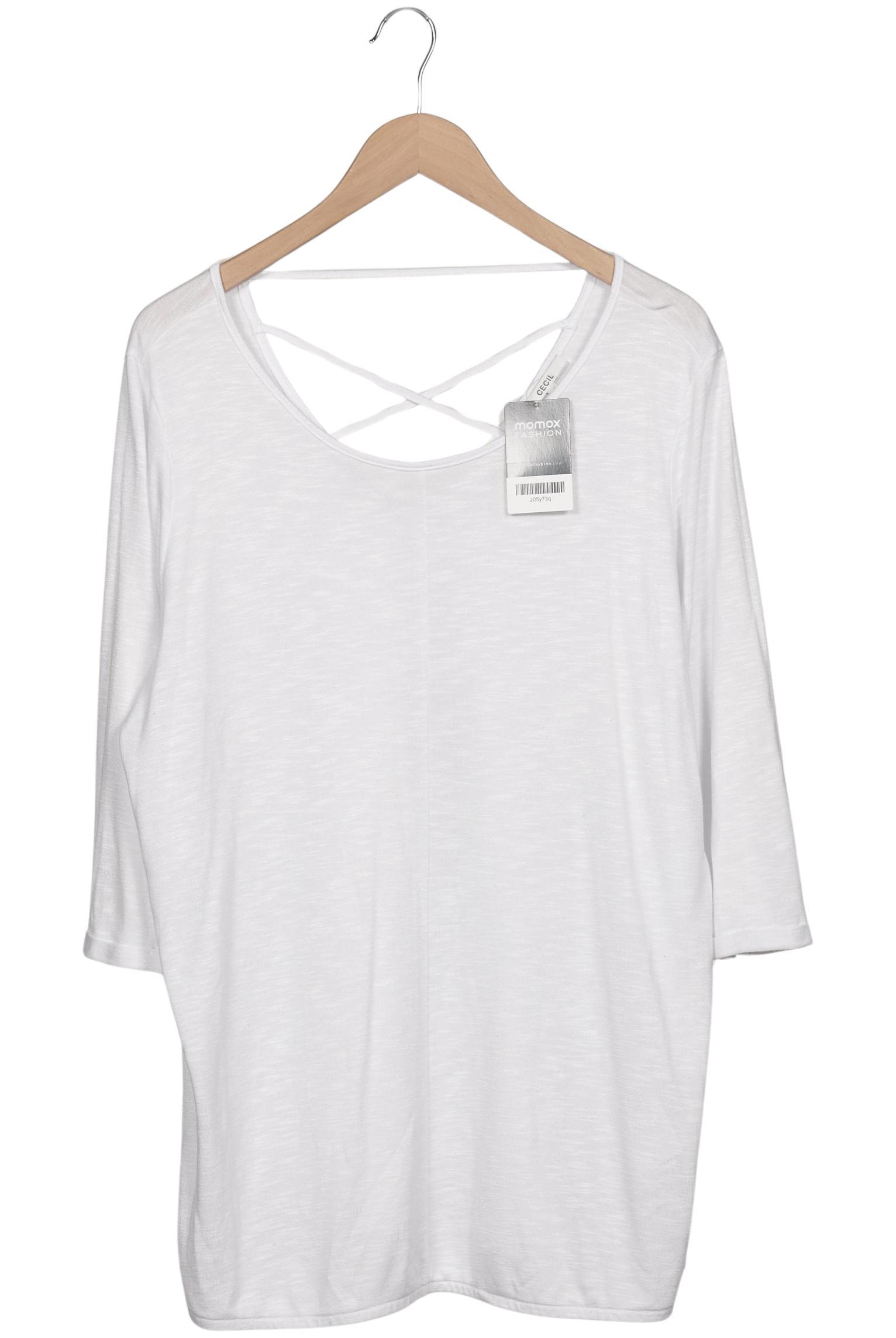 

Cecil Damen Langarmshirt, weiß, Gr. 46