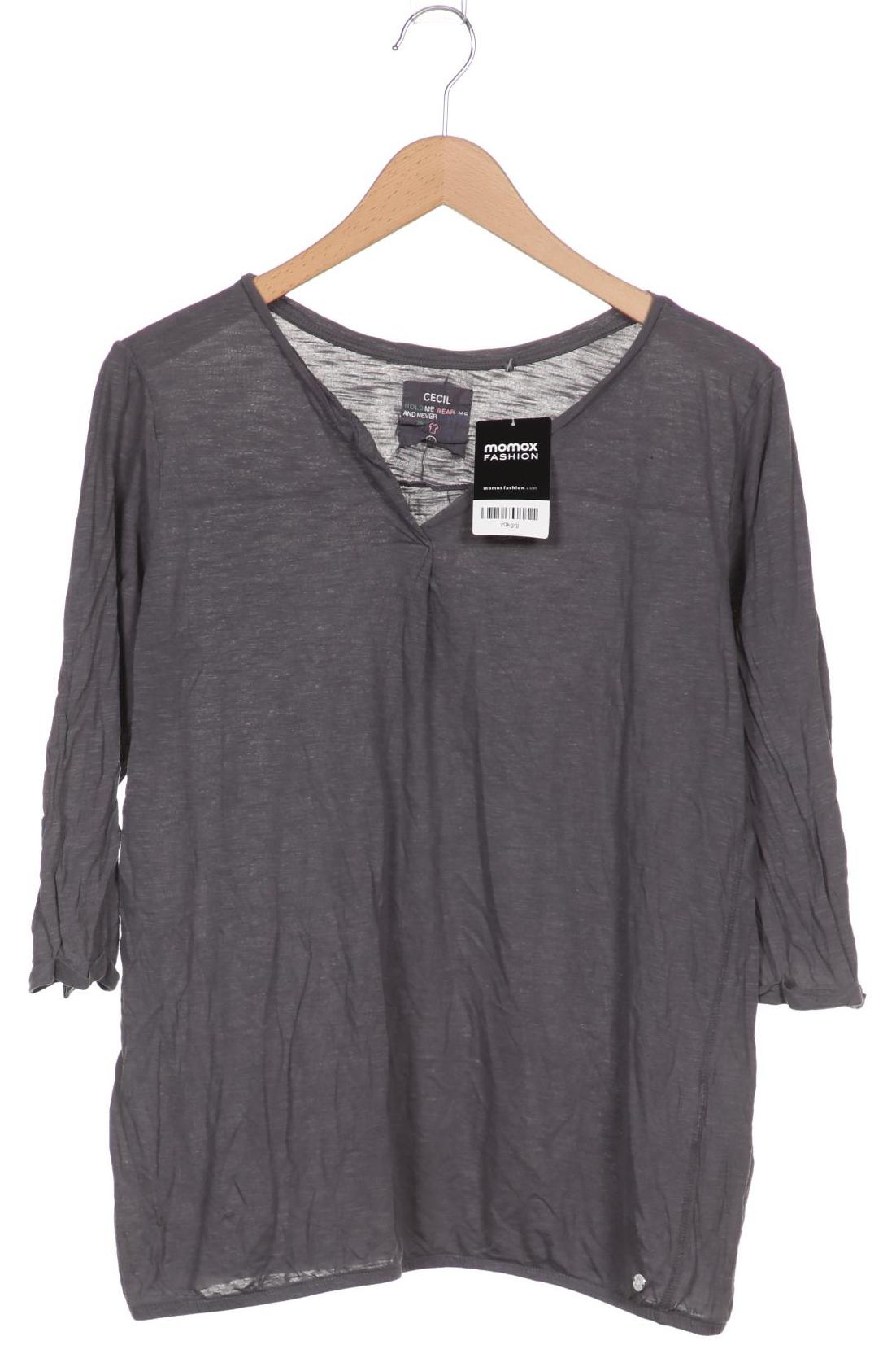 

Cecil Damen Langarmshirt, grau, Gr. 42