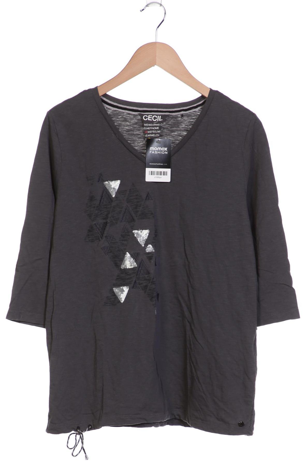

Cecil Damen Langarmshirt, grau, Gr. 44