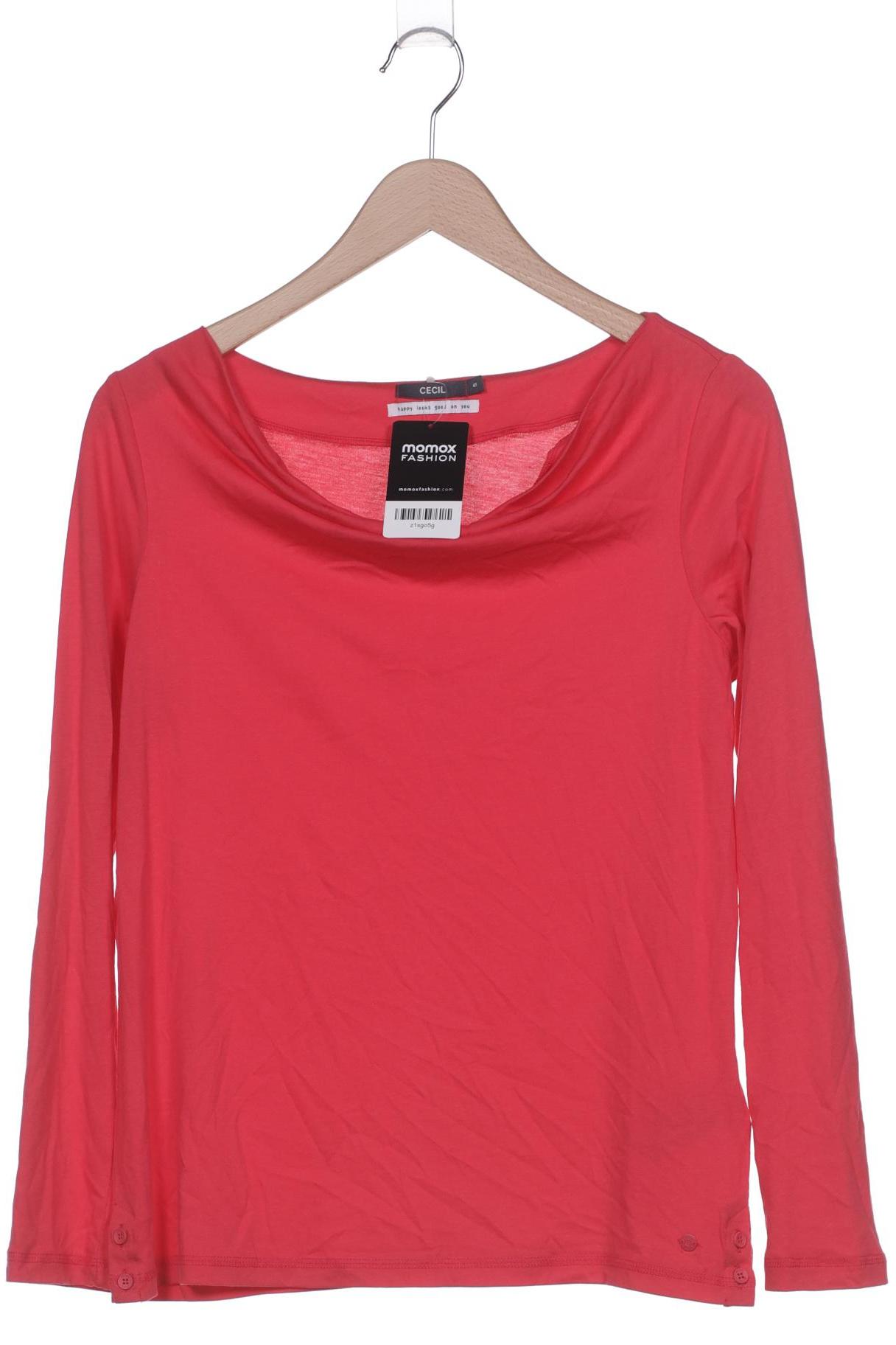 

Cecil Damen Langarmshirt, pink, Gr. 36