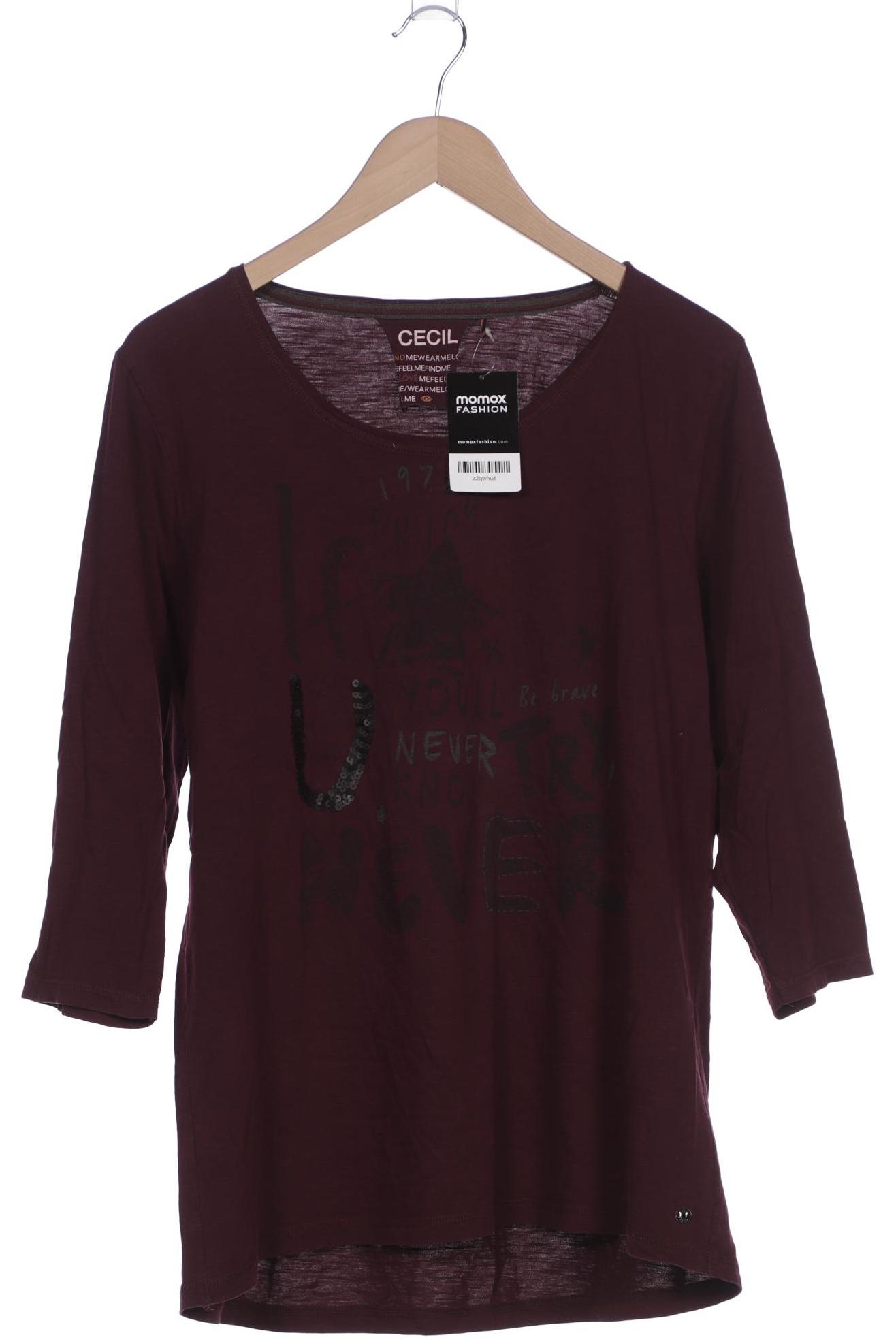 

Cecil Damen Langarmshirt, bordeaux, Gr. 44