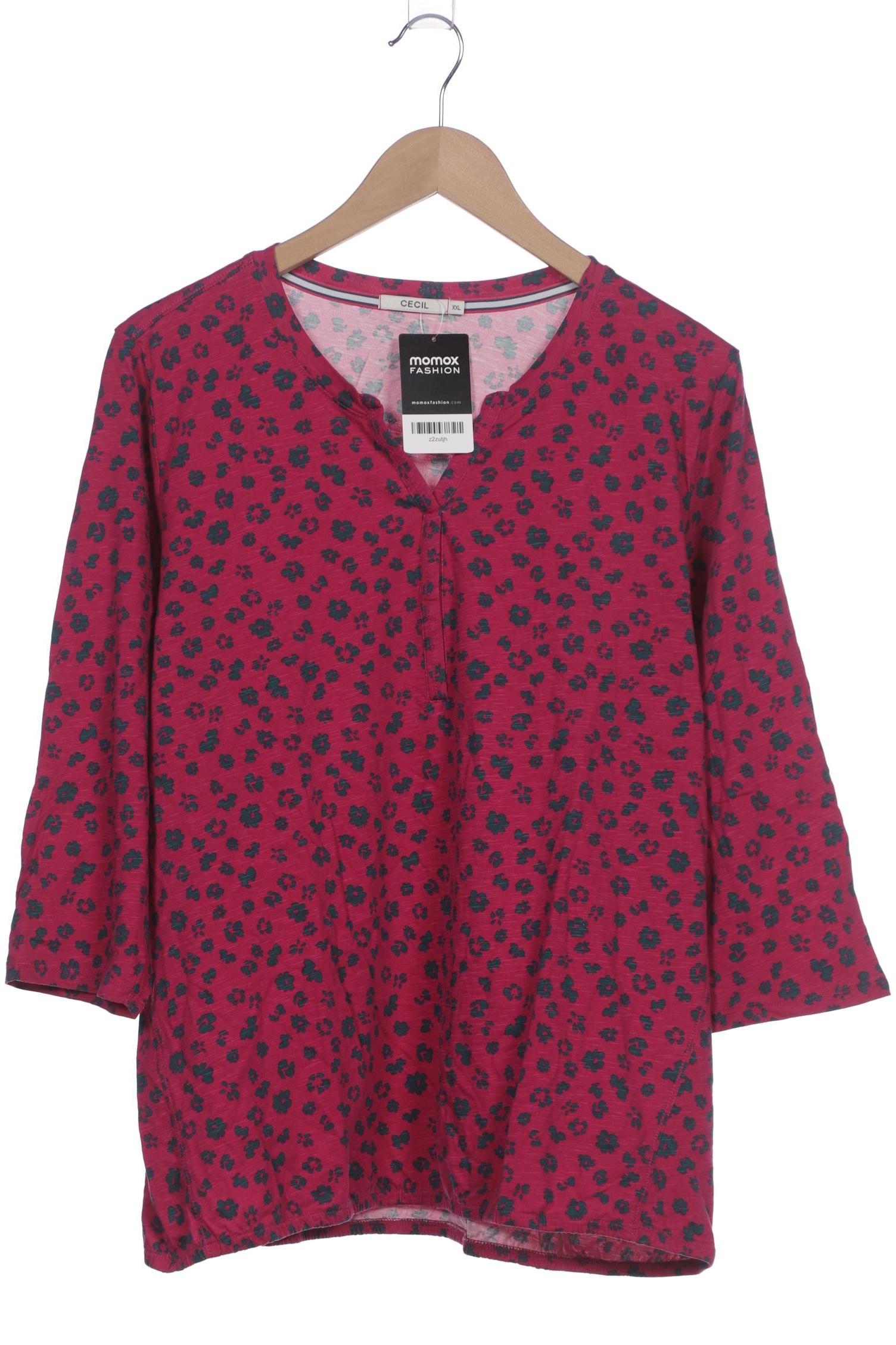 

Cecil Damen Langarmshirt, pink, Gr. 46
