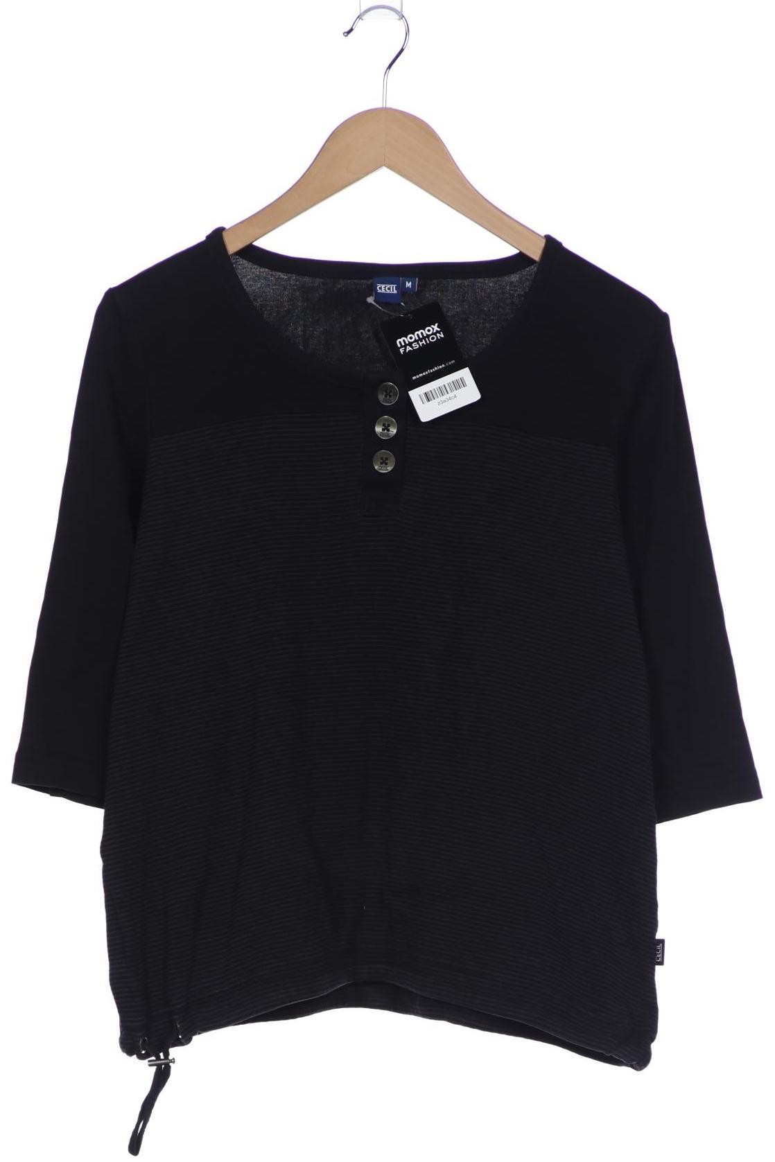 

Cecil Damen Langarmshirt, schwarz, Gr. 38