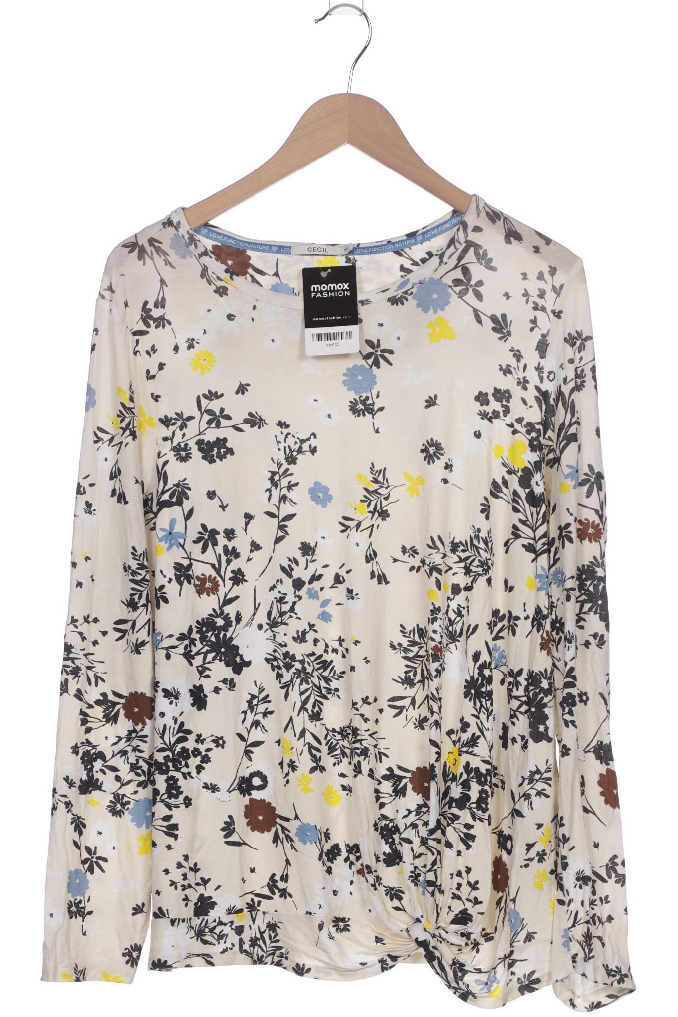 

Cecil Damen Langarmshirt, gelb, Gr. 44