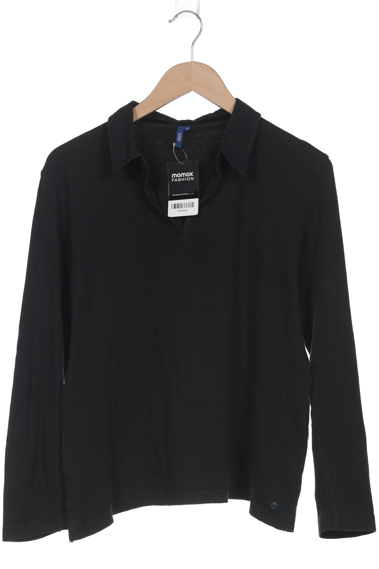 

Cecil Damen Langarmshirt, schwarz, Gr. 44