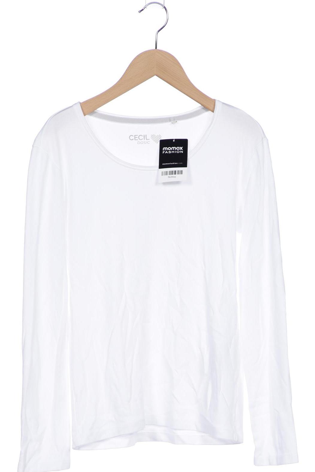 

Cecil Damen Langarmshirt, weiß, Gr. 36