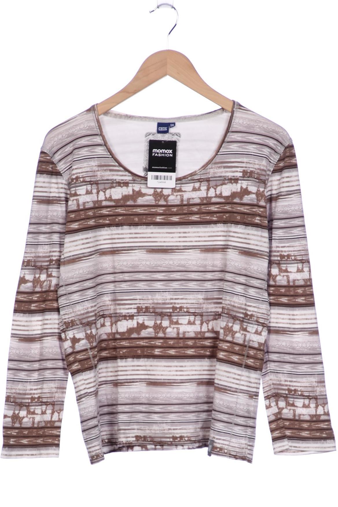 

Cecil Damen Langarmshirt, braun, Gr. 46