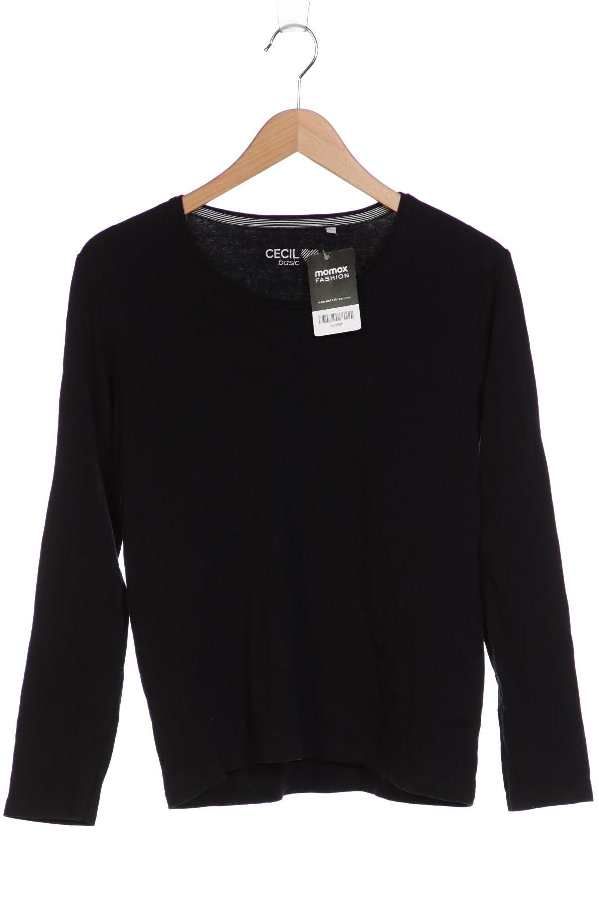 

Cecil Damen Langarmshirt, schwarz, Gr. 42