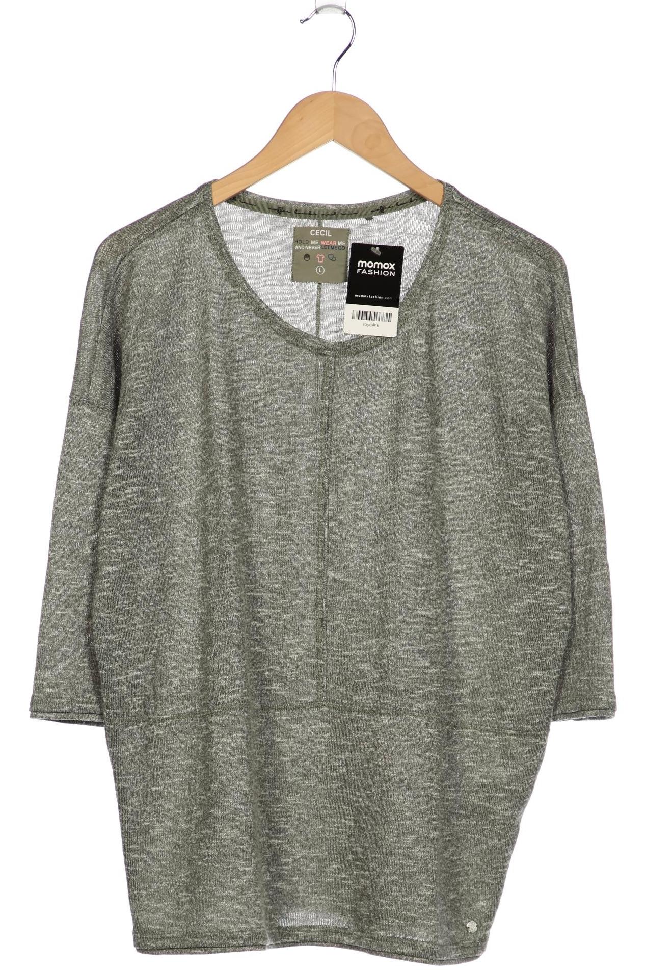 

Cecil Damen Langarmshirt, grün, Gr. 42