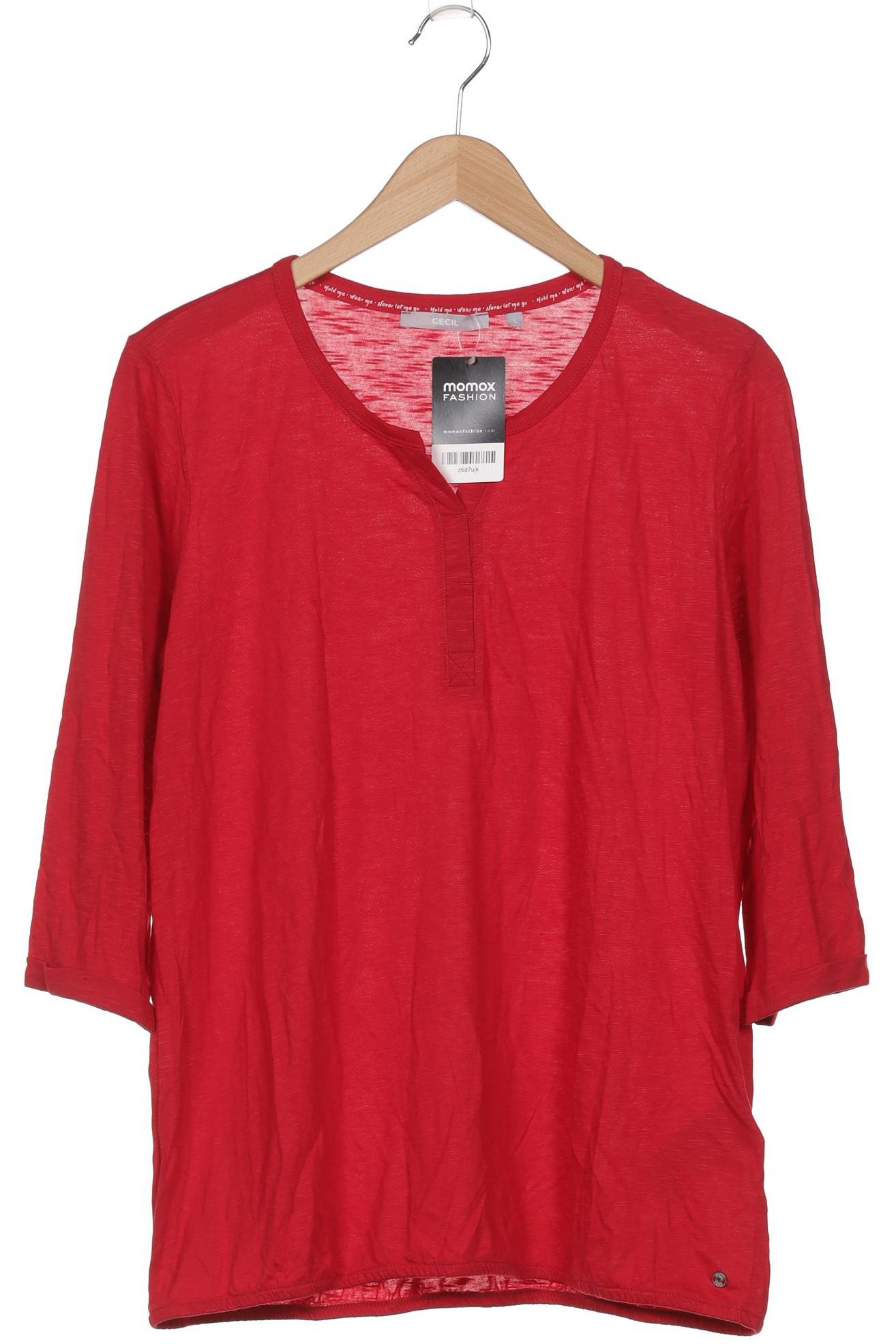 

Cecil Damen Langarmshirt, rot, Gr. 42
