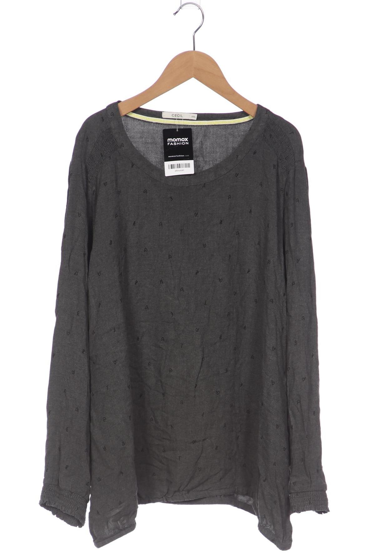 

Cecil Damen Langarmshirt, grau, Gr. 46