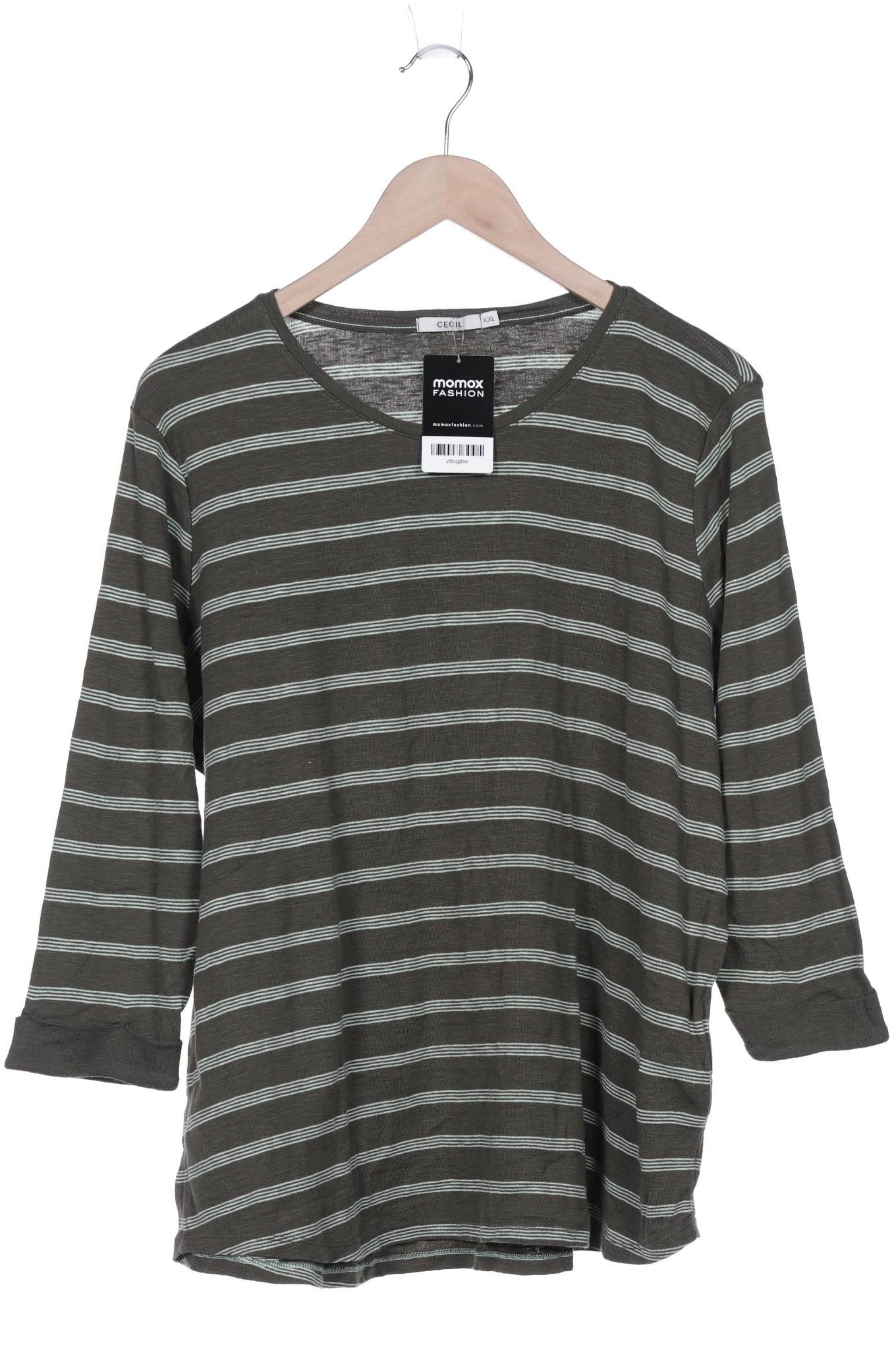 

Cecil Damen Langarmshirt, grün, Gr. 46