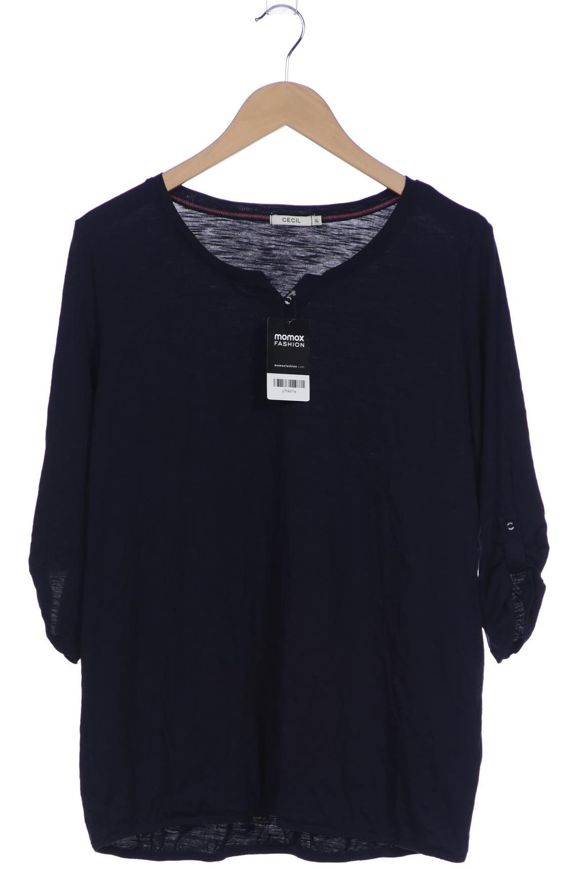 

Cecil Damen Langarmshirt, marineblau, Gr. 44