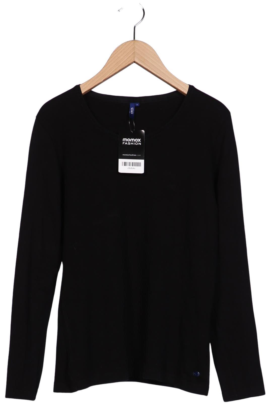 

Cecil Damen Langarmshirt, schwarz, Gr. 36