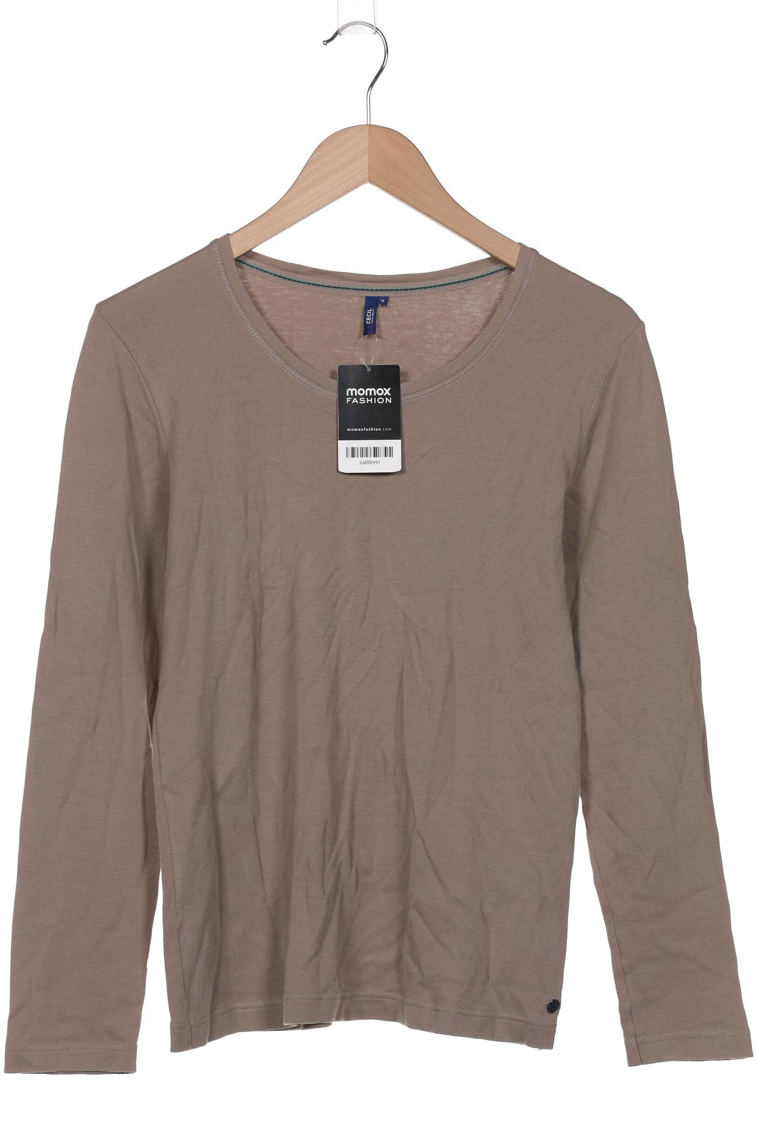 

Cecil Damen Langarmshirt, beige, Gr. 38